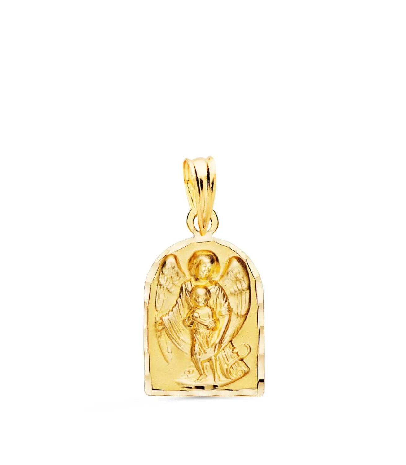 Medalla Ángel De La Guarda Capilla Oro 18 K 15 Mm<Alda Joyeros Fashion
