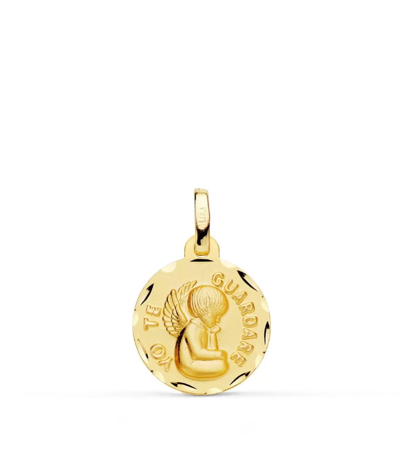 Medalla Ángel De La Guarda Pequena Oro 18Ktes<Alda Joyeros Discount