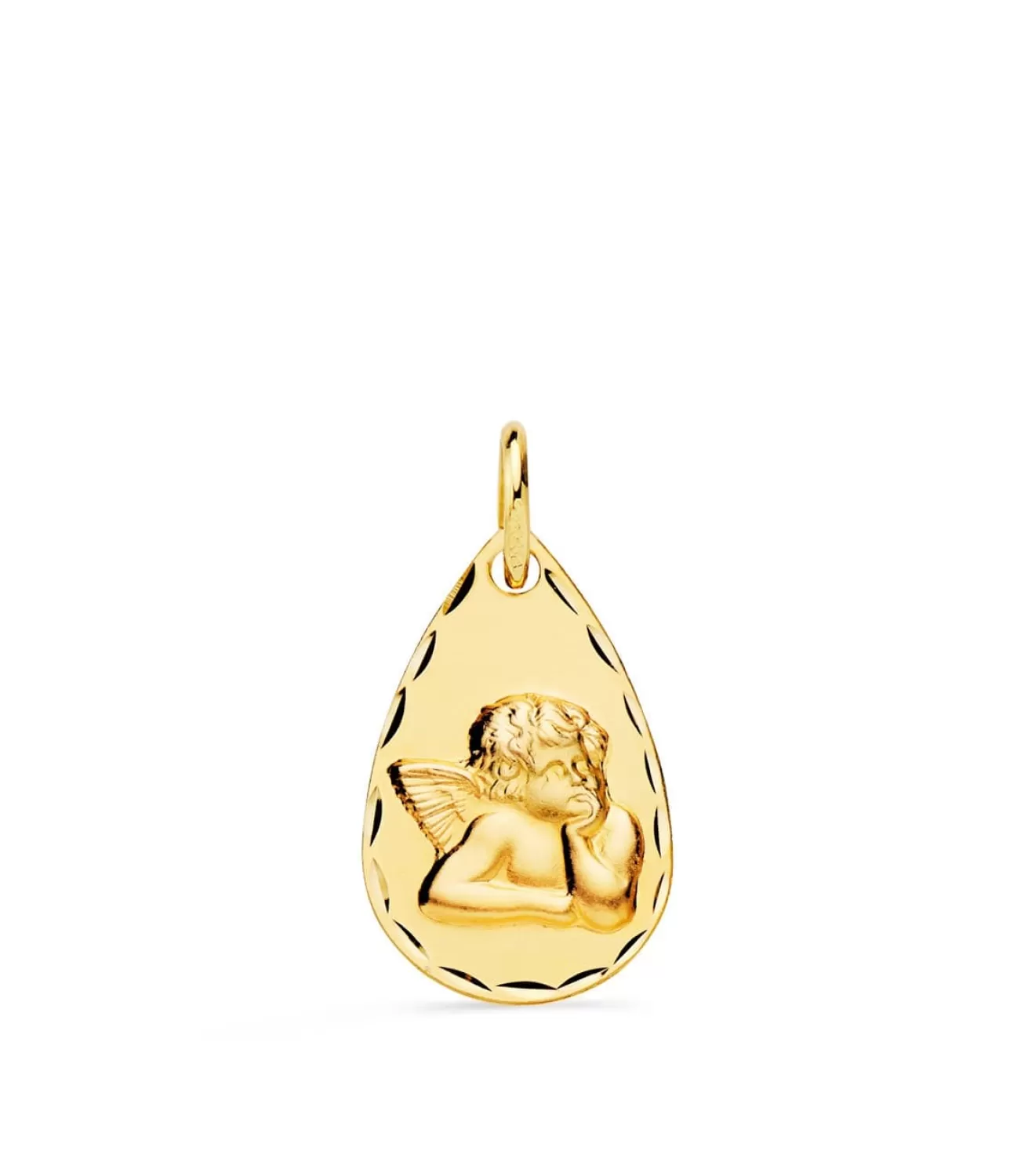 Medalla Ángel Gota Oro Amarillo 18 K 19 Mm<Alda Joyeros Flash Sale