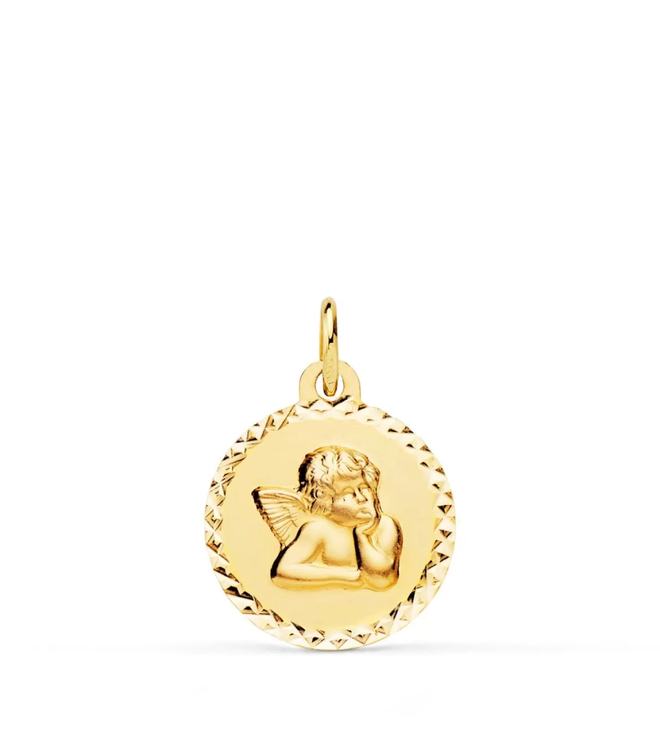 Medalla Ángel Querubin Oro 18K Talla 16Mm<Alda Joyeros Best