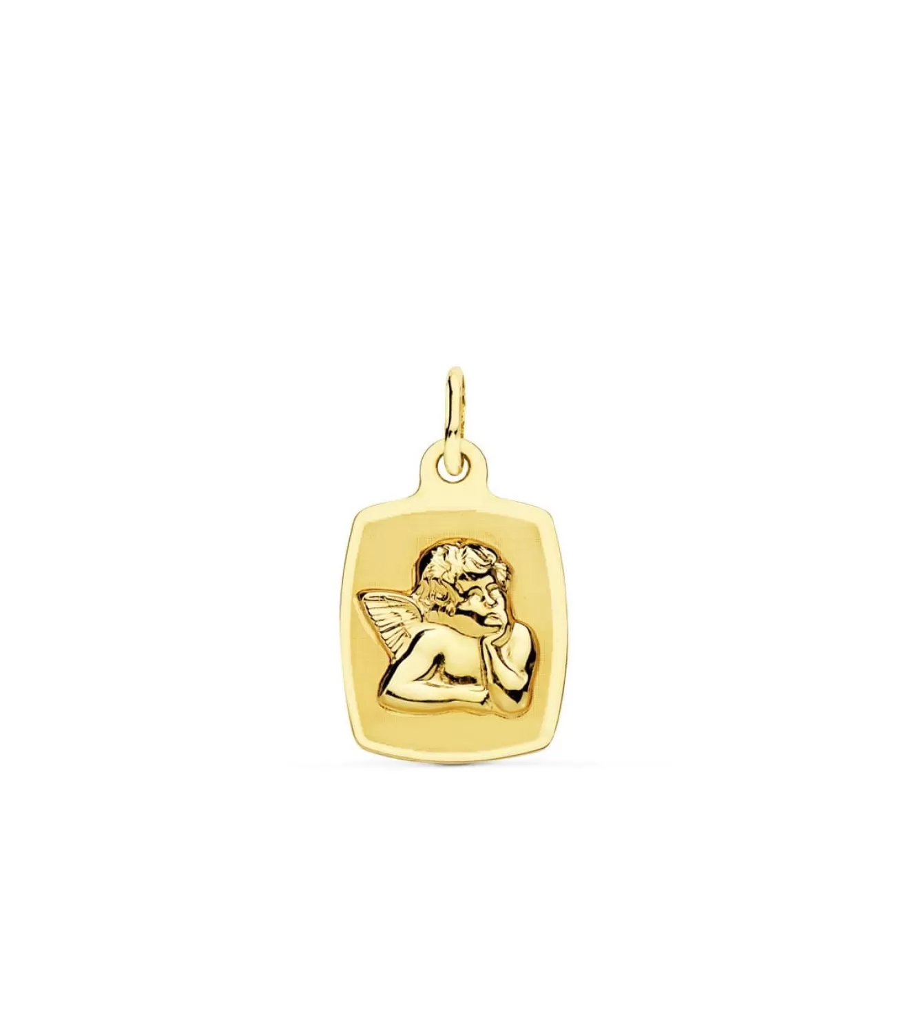 Medalla Ángel Tonel Oro Amarillo 18 K 19 Mm<Alda Joyeros Cheap