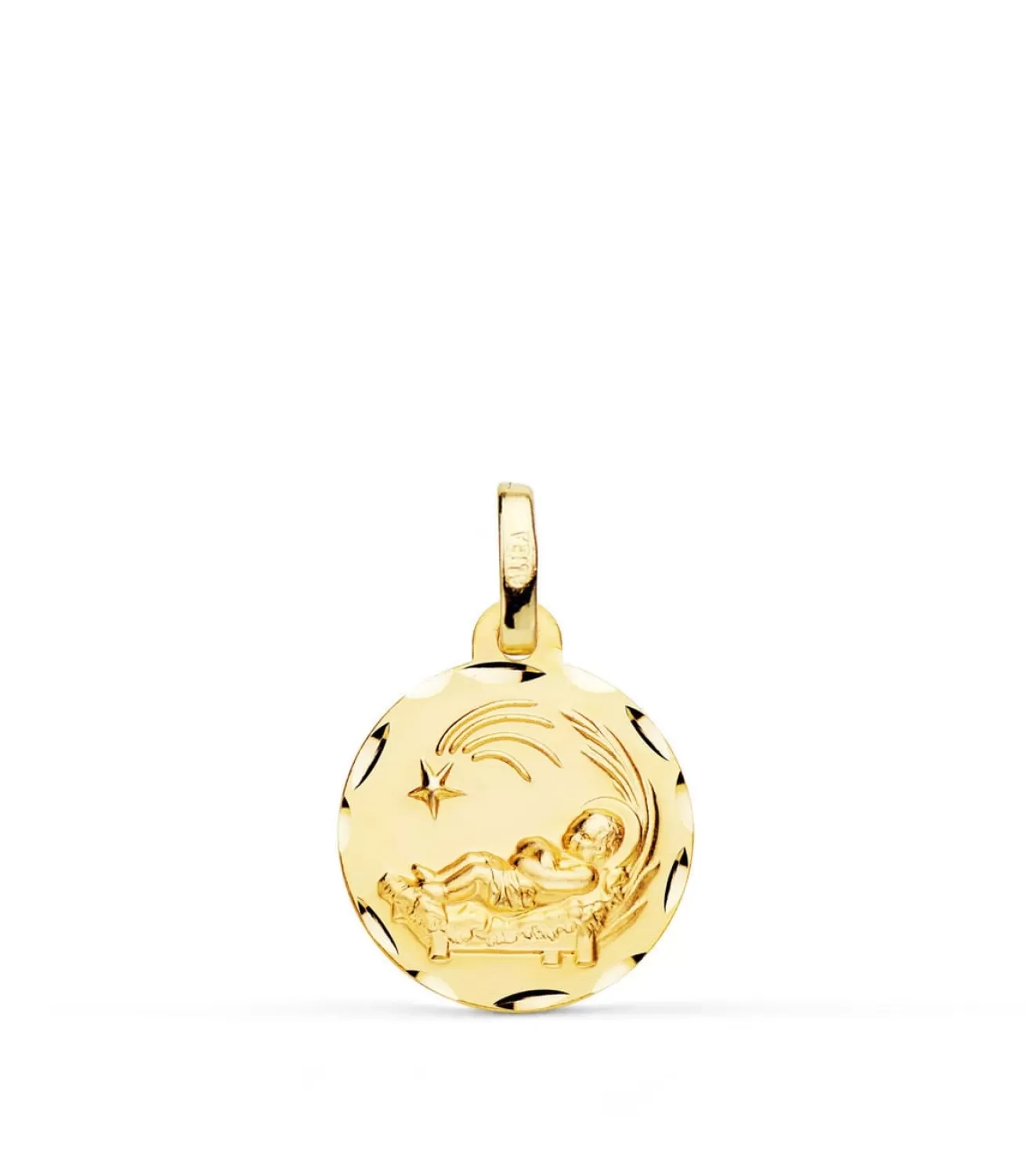 Medalla Nino Del Pesebre Pequena Oro 9Ktes<Alda Joyeros Store