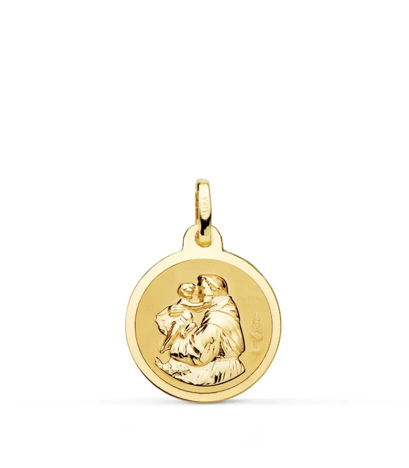 Medalla San Antonio Oro 18K 16Mm Brillo<Alda Joyeros Outlet