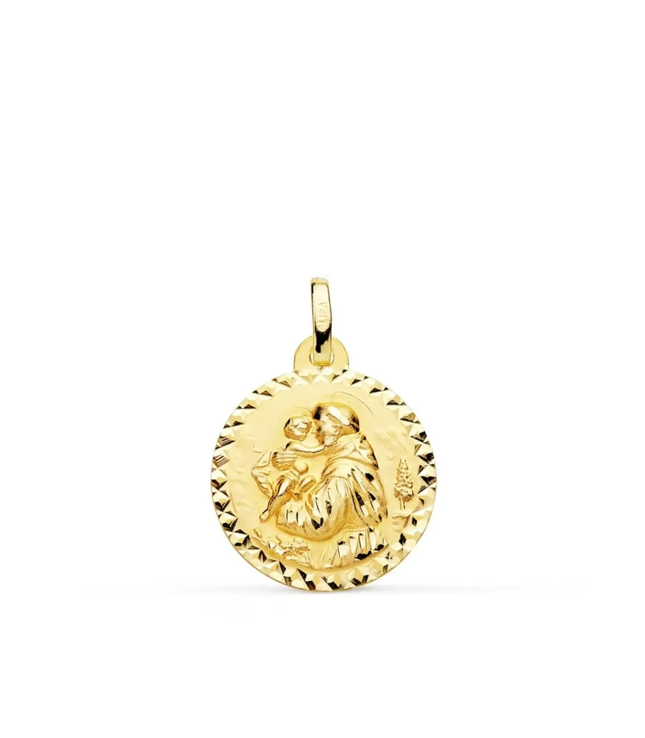 Medalla San Antonio Oro 18K 18Mm Talla<Alda Joyeros Cheap