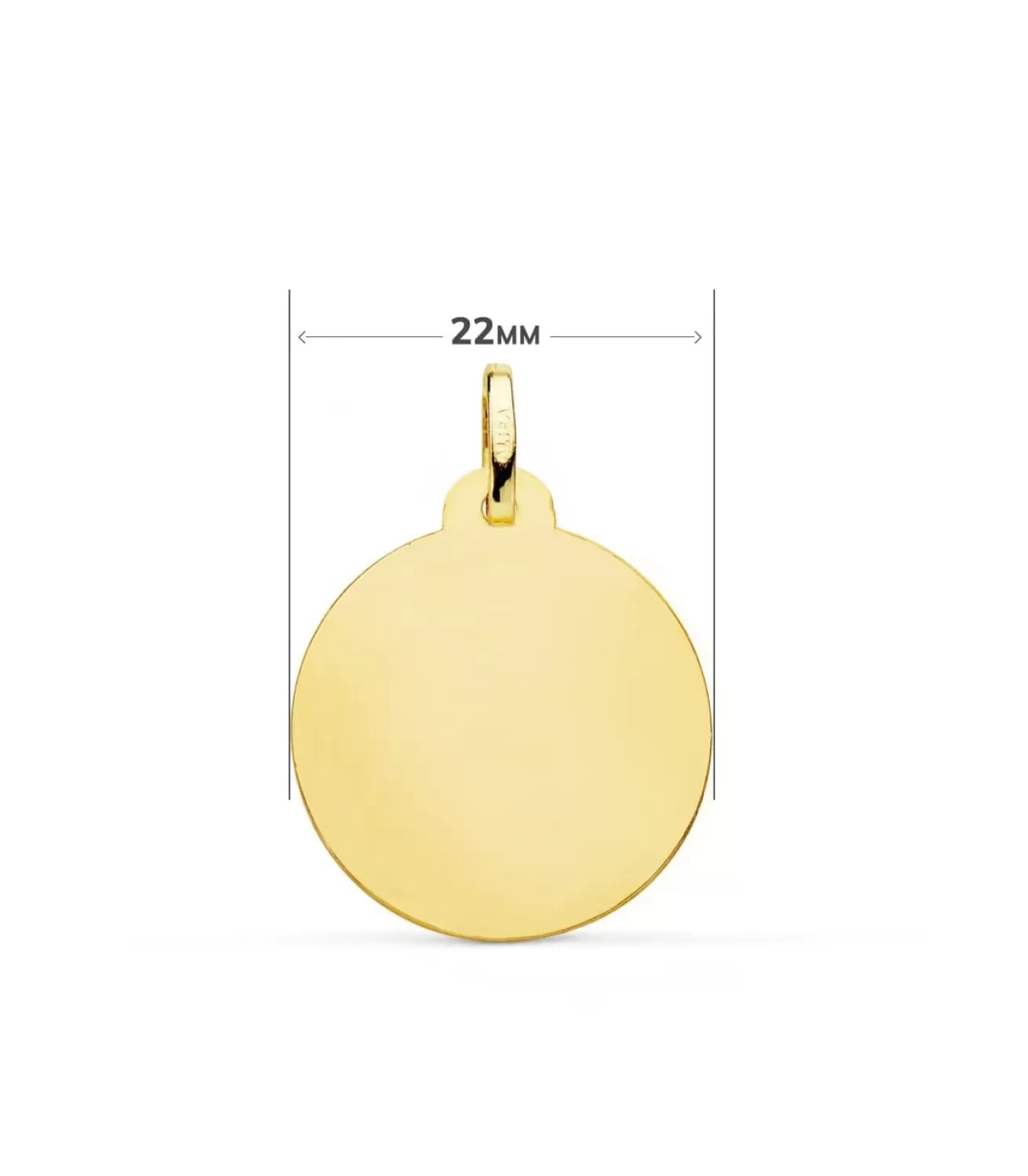 Medalla San Antonio Oro 18K 22Mm Bisel<Alda Joyeros Shop