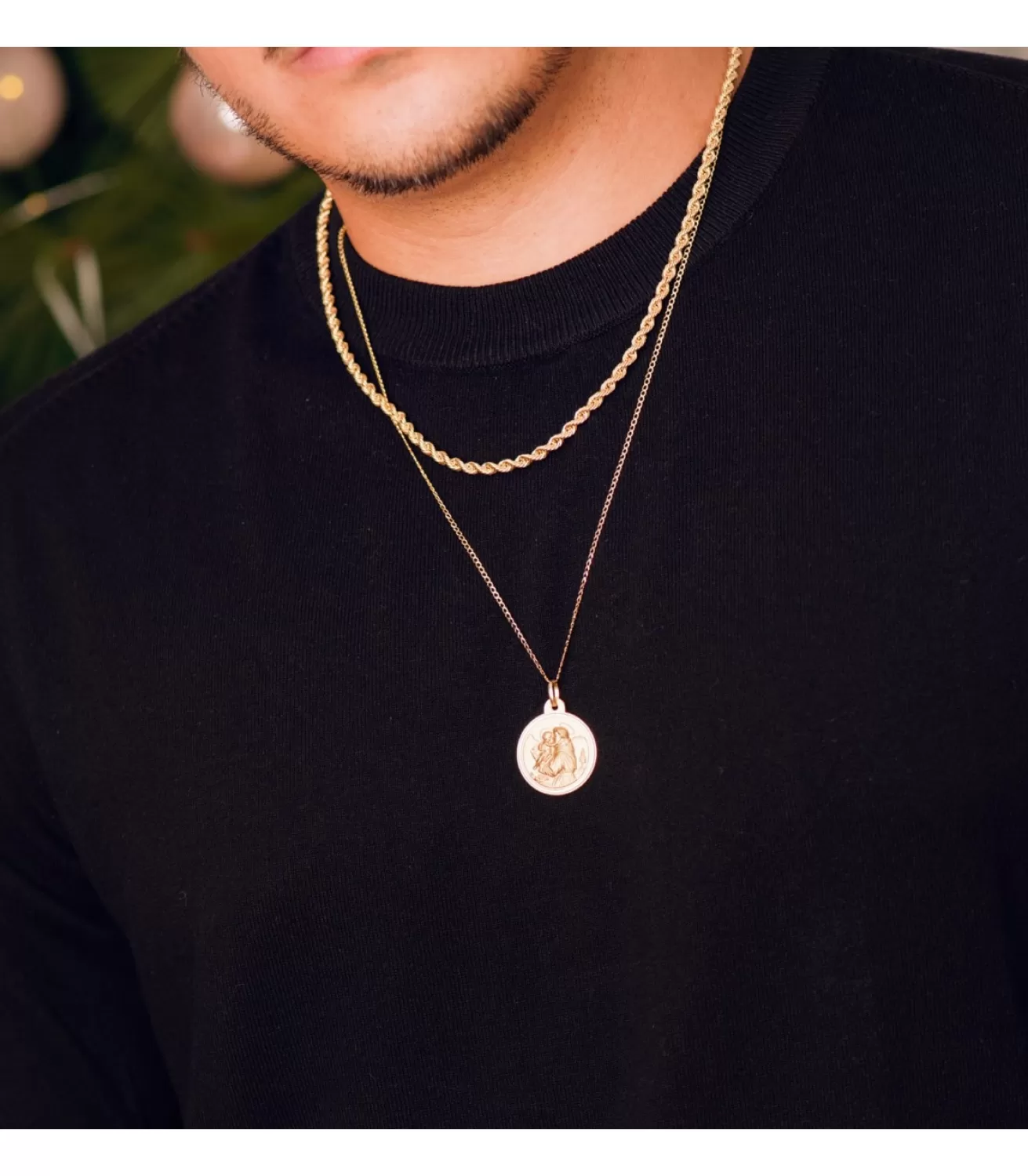 Medalla San Antonio Oro 18K 24Mm Bisel<Alda Joyeros Sale