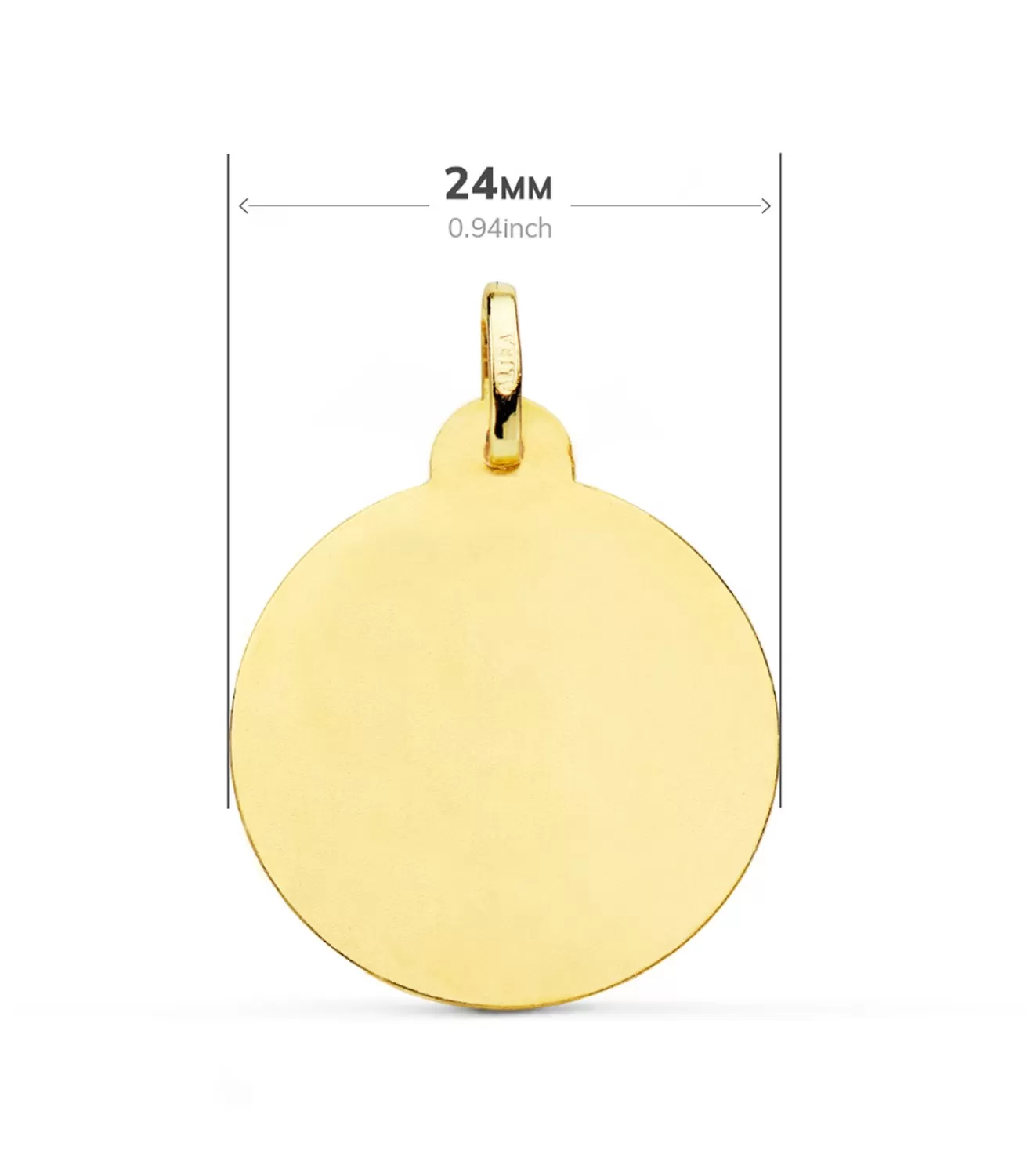 Medalla San Antonio Oro 18K 24Mm Brillo<Alda Joyeros Hot