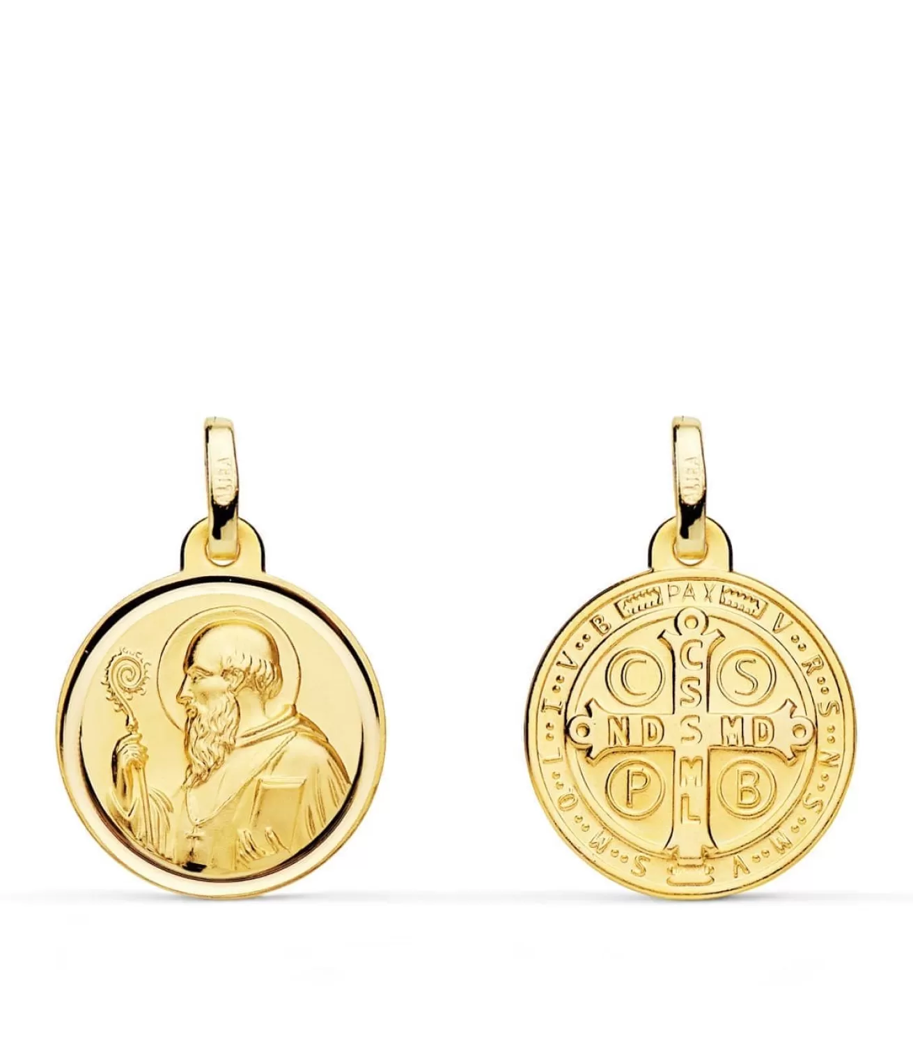 Medalla San Benito 18 Ktes 16Mm<Alda Joyeros Discount