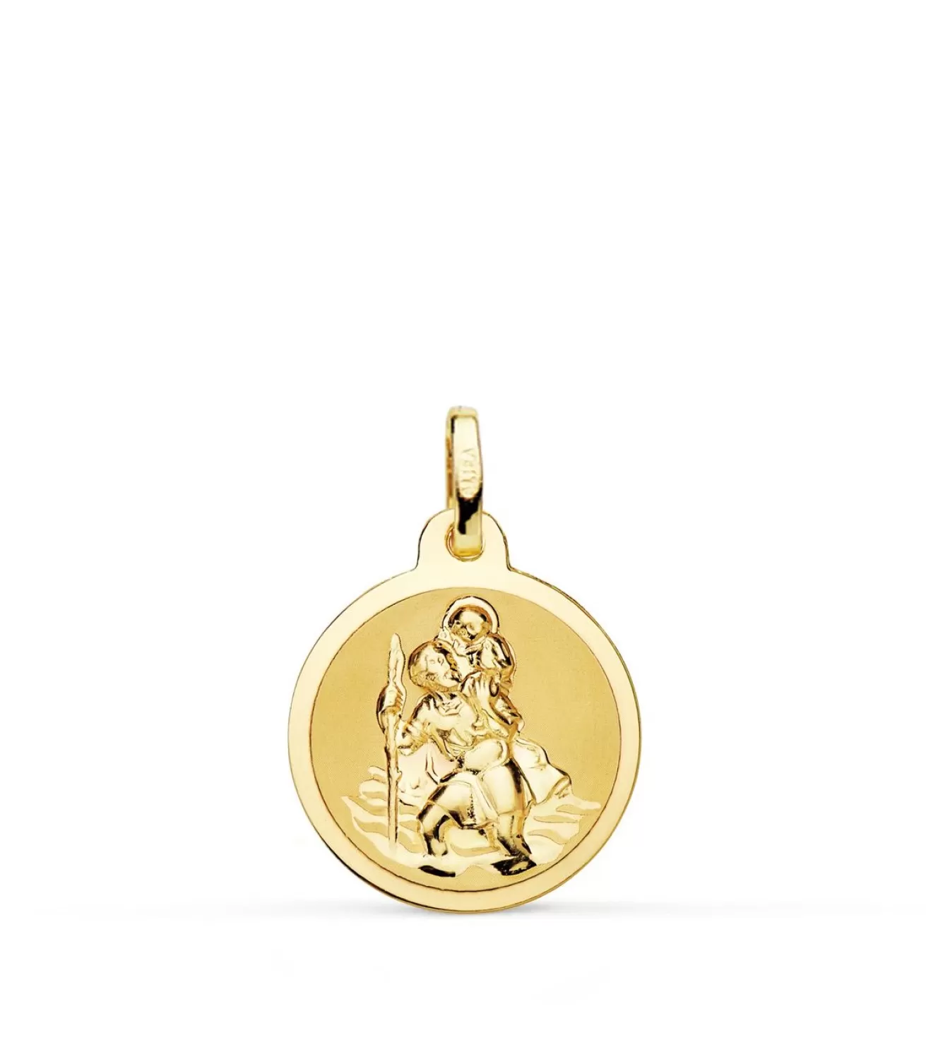 Medalla San Cristóbal Oro 18K 16Mm Brillo<Alda Joyeros Hot