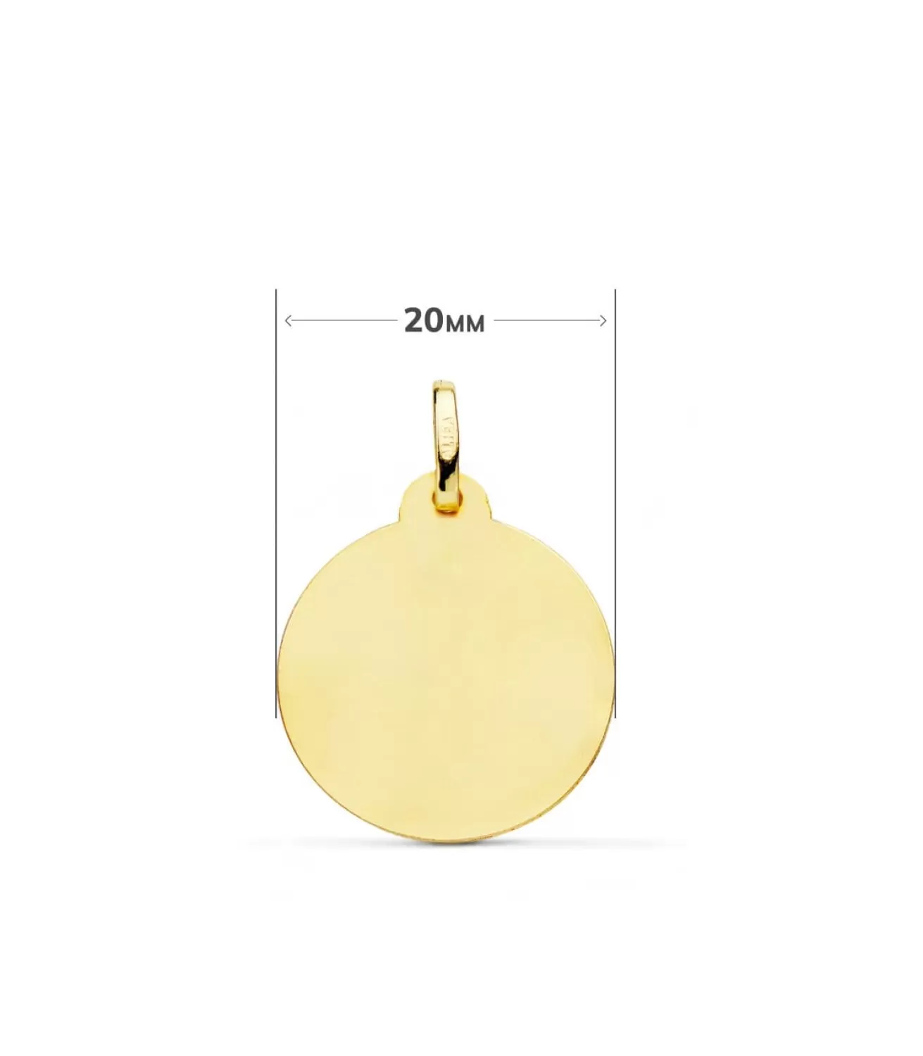 Medalla San Cristóbal Oro 18K 20Mm Bisel<Alda Joyeros New