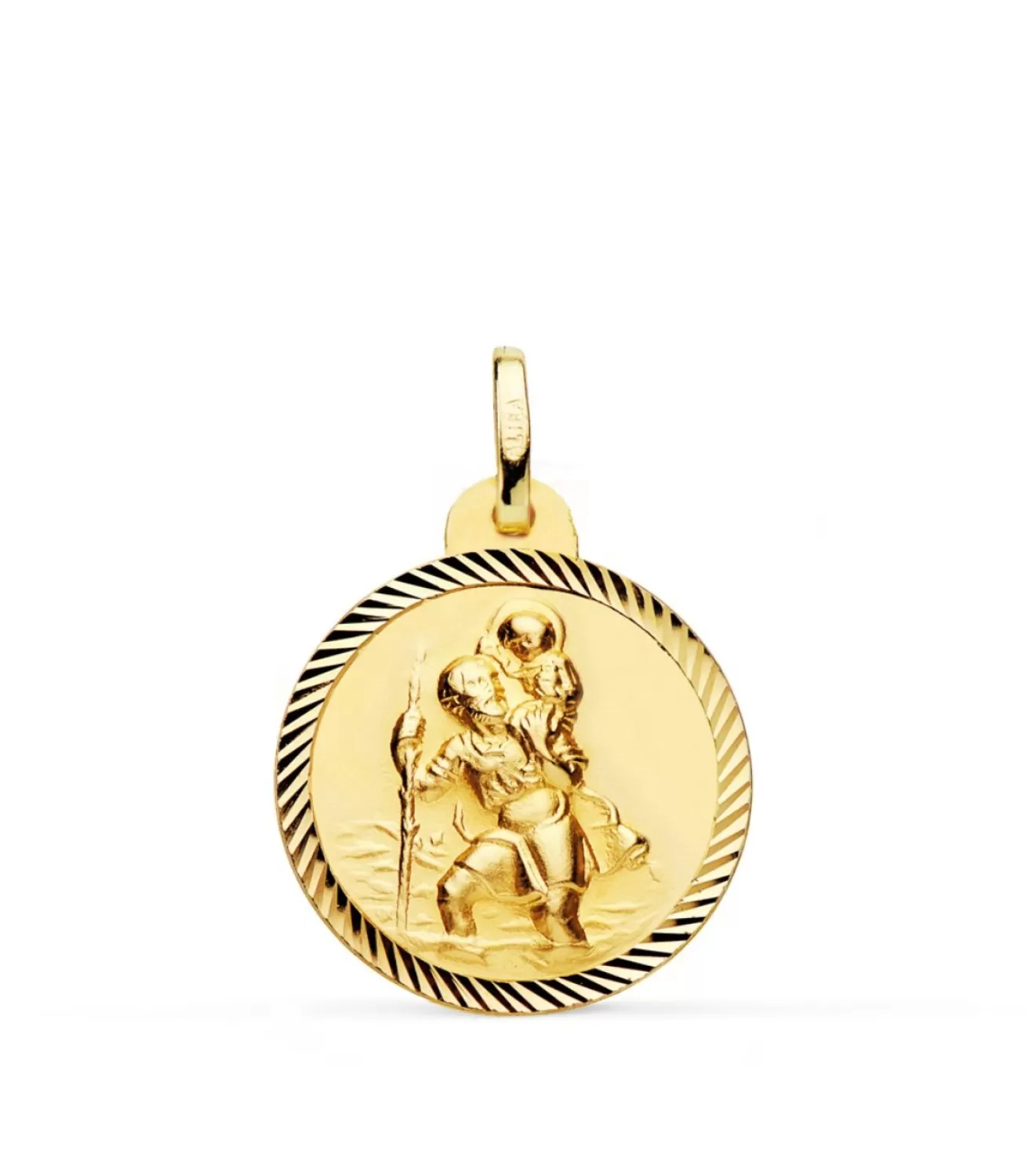 Medalla San Cristóbal Oro 18K 20Mm Helice<Alda Joyeros Hot