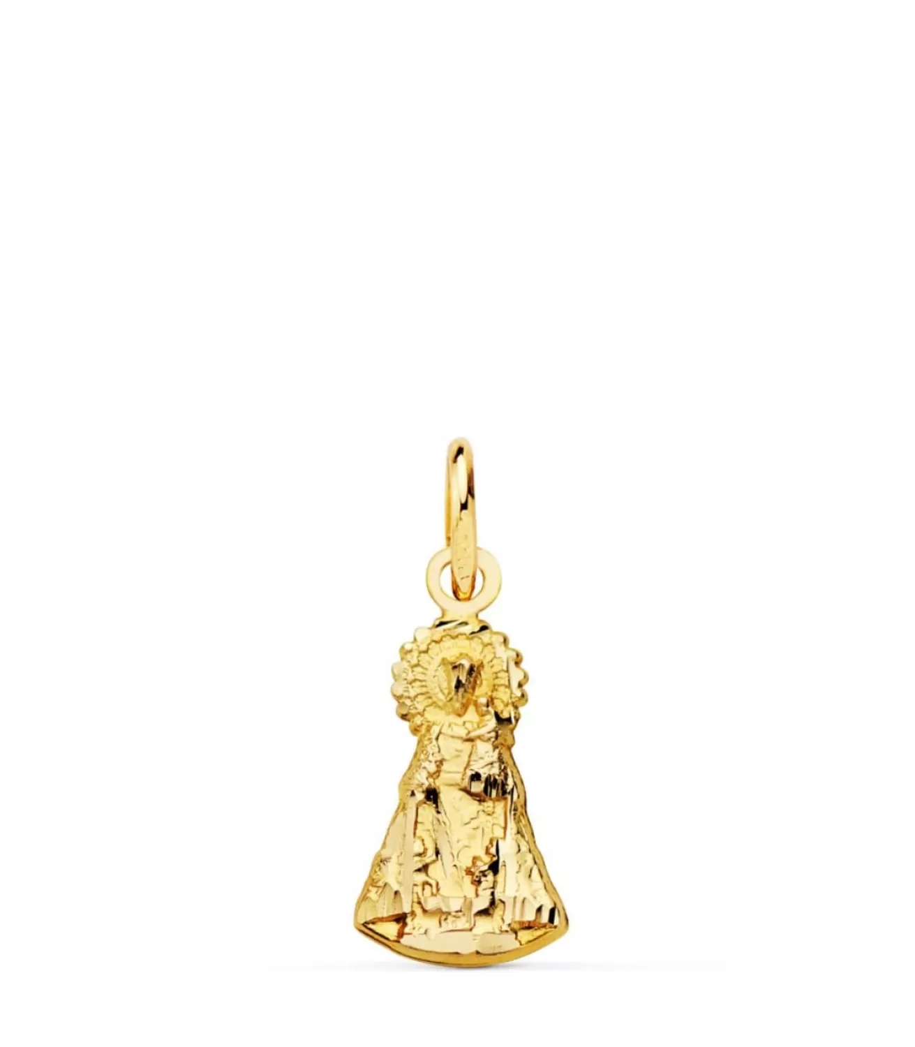 Medalla Silueta Virgen Desamparados 18 Ktes 17Mm<Alda Joyeros Fashion