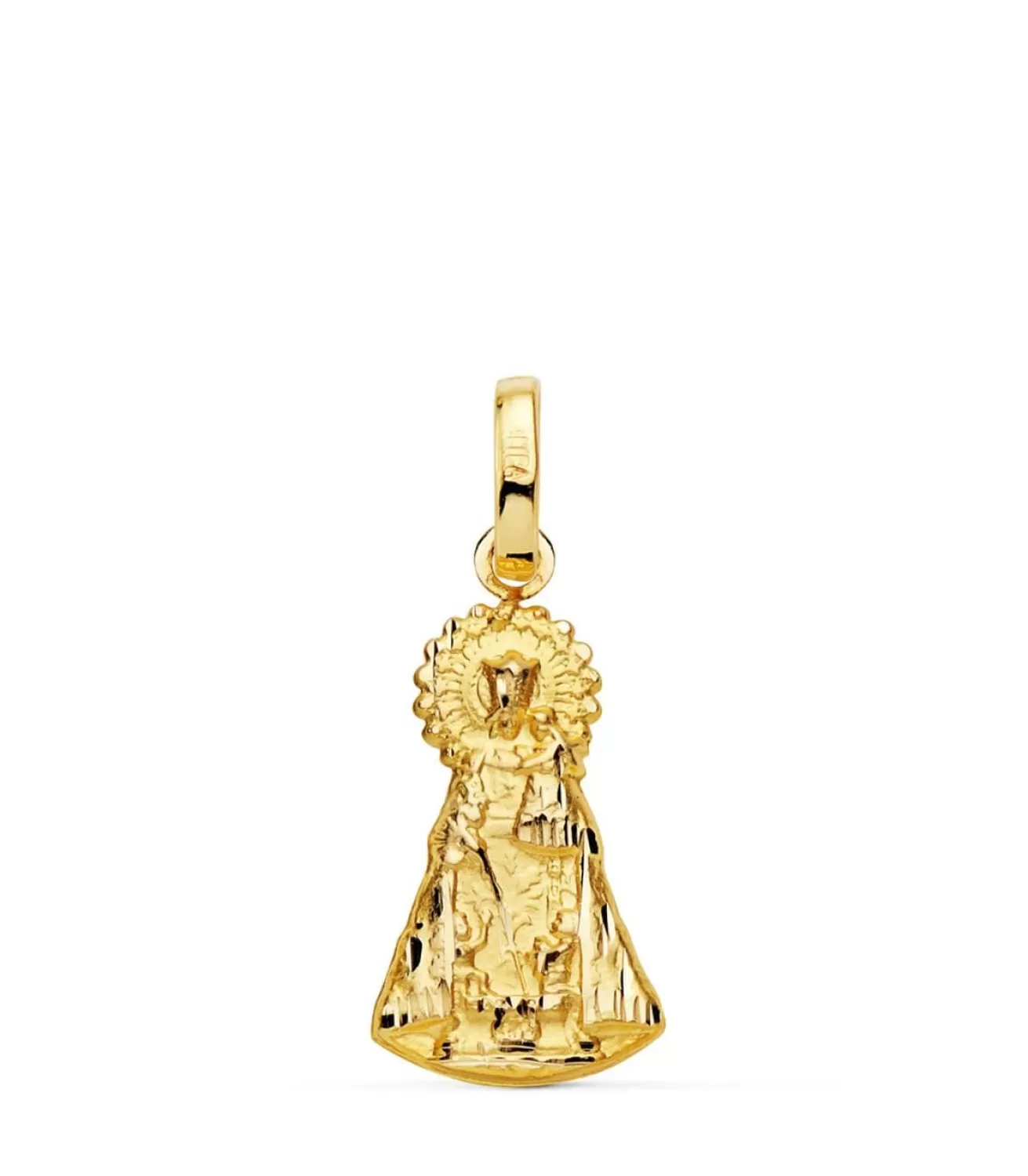 Medalla Silueta Virgen Desamparados 18 Ktes 21Mm<Alda Joyeros Discount