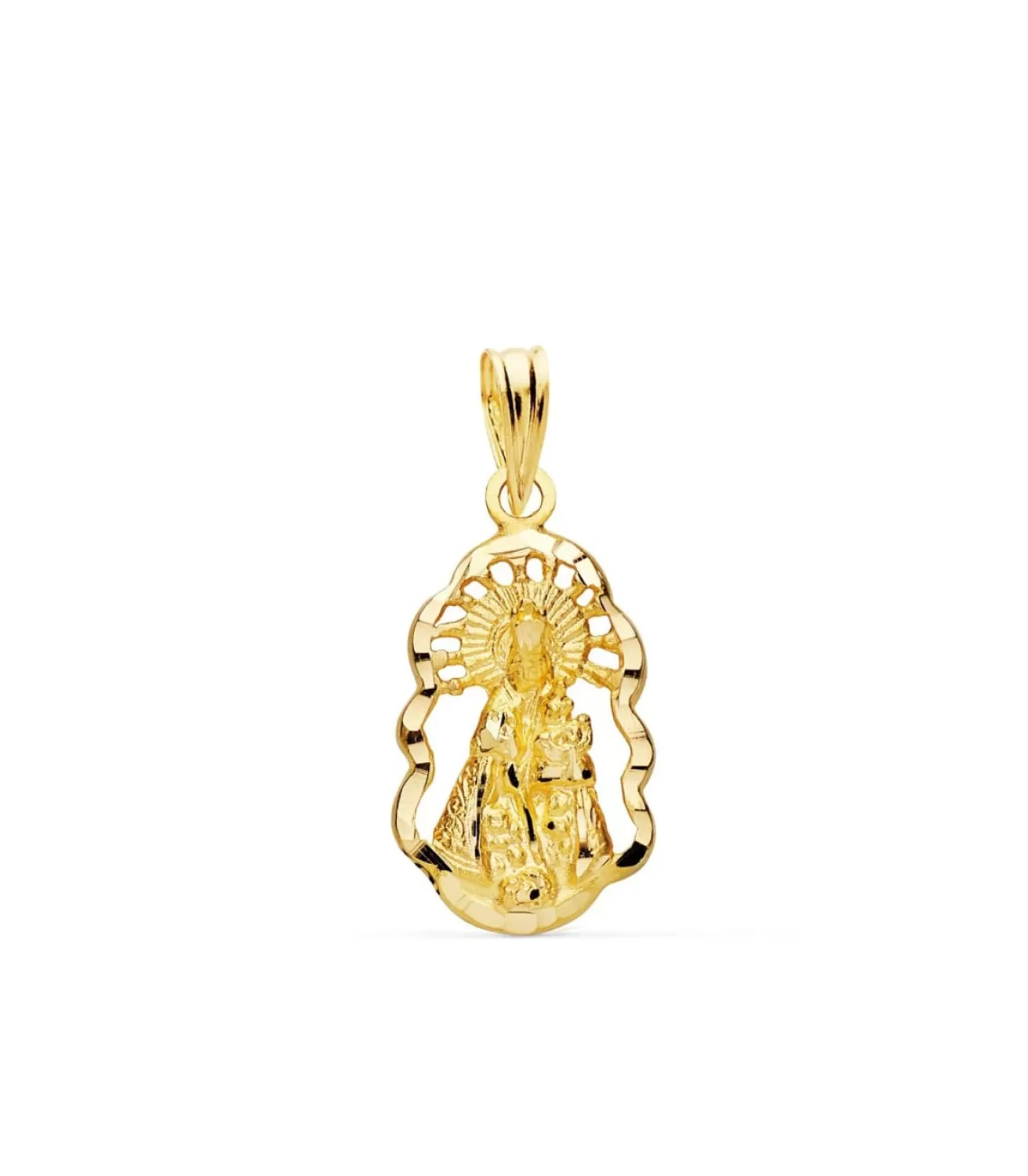 Medalla V. Desamparados Oro 18K 18 Mm Cerco<Alda Joyeros Discount