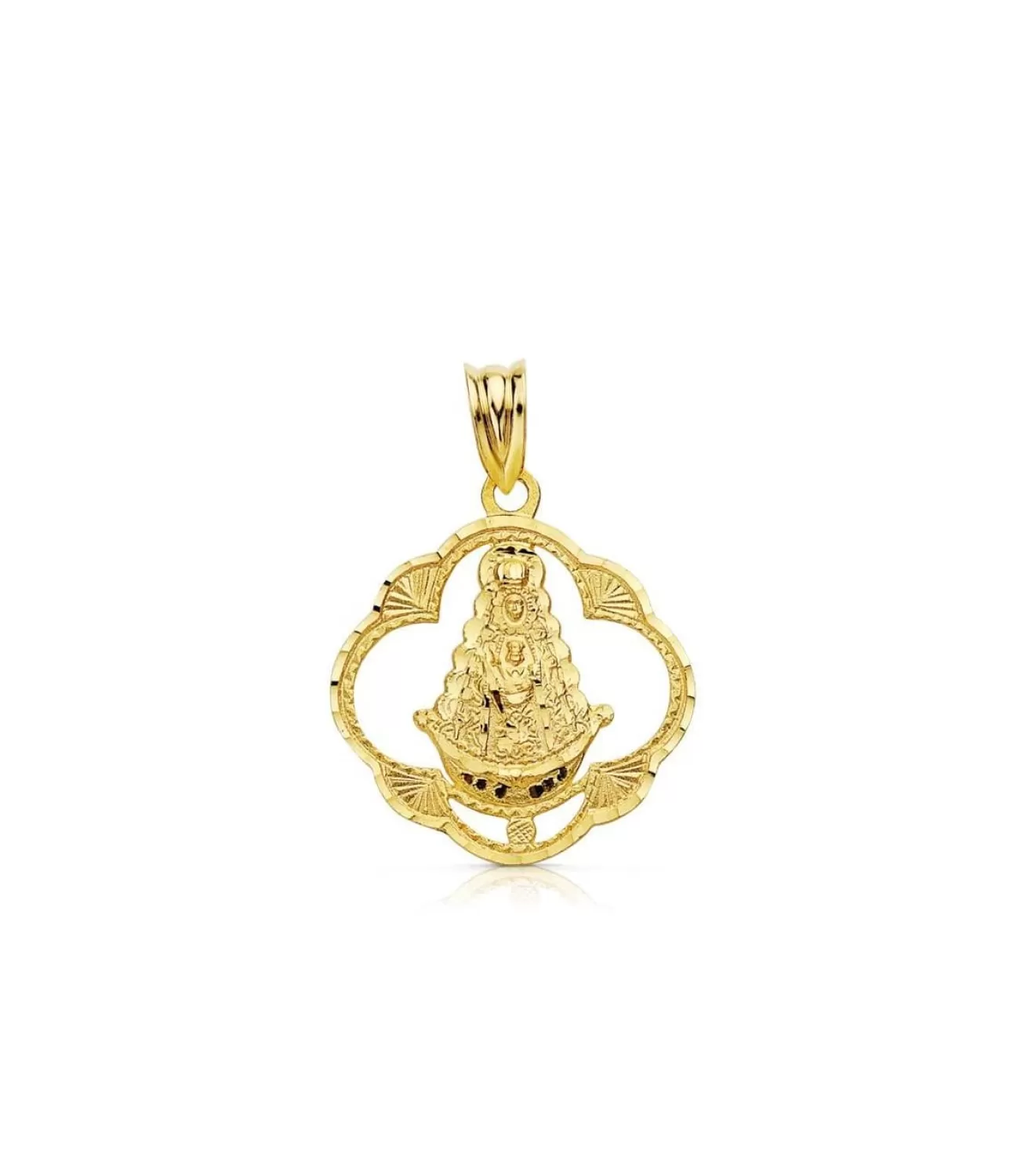 Medalla V. Rocio Oro Amarillo 18K 22Mm Cerco<Alda Joyeros New