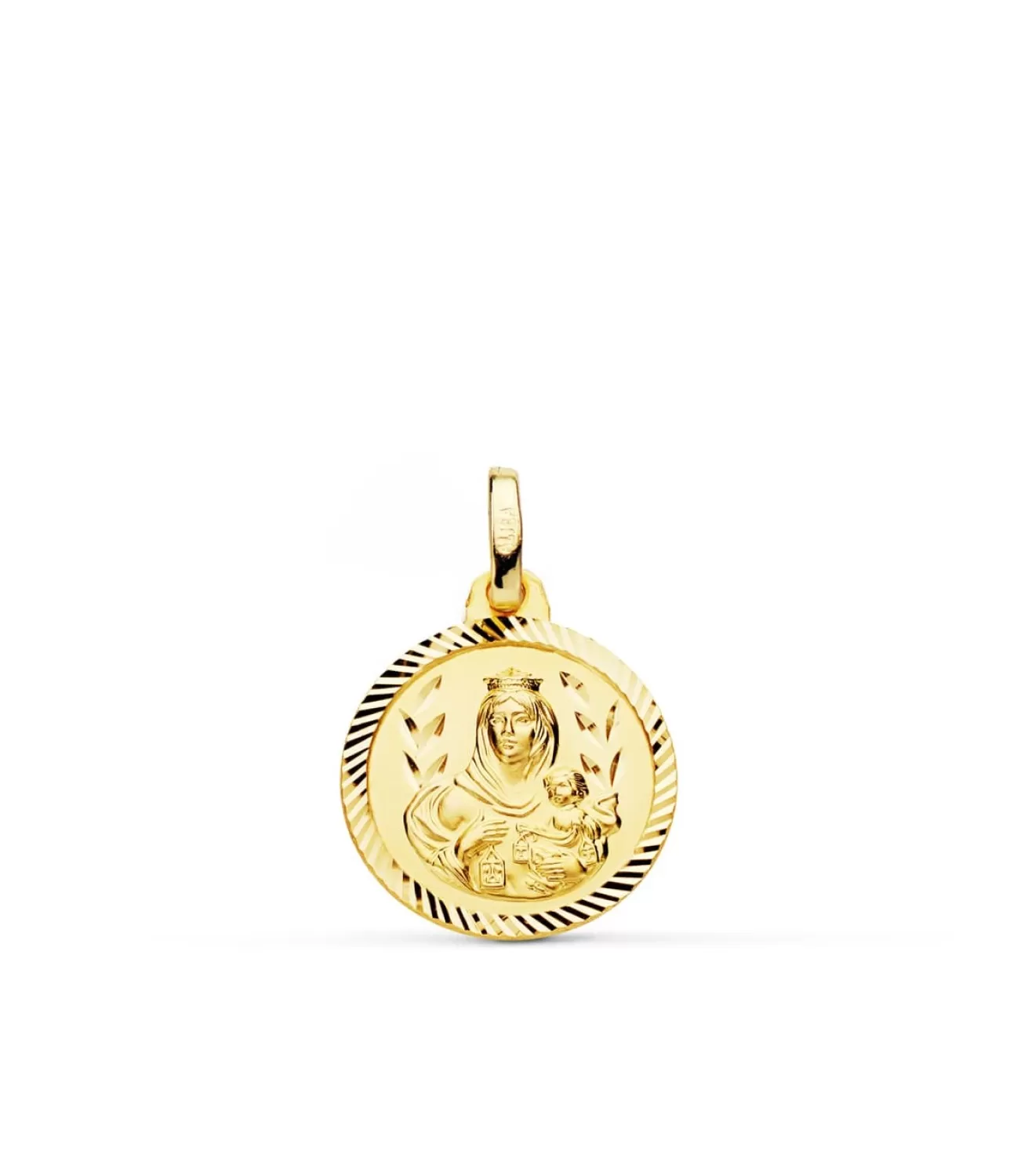 Medalla Virgen Carmen Oro 18K 16Mm Helice<Alda Joyeros Store