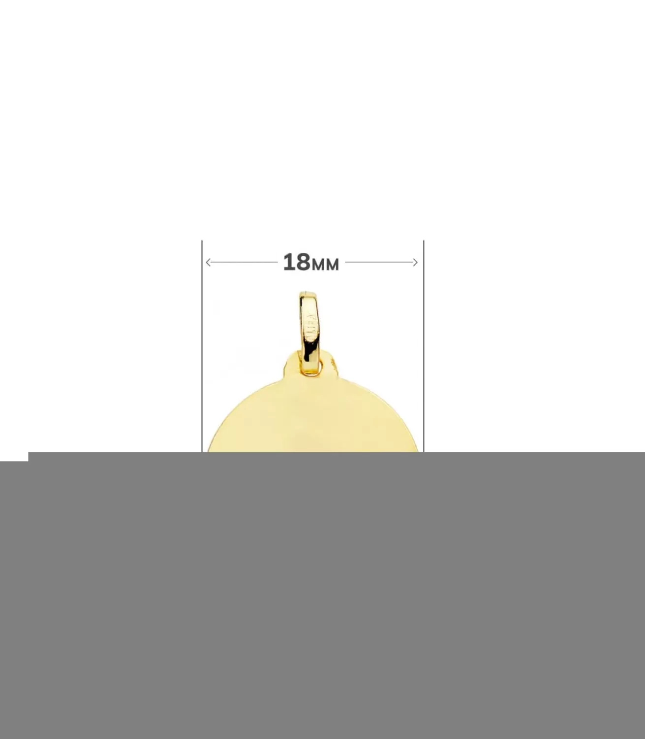 Medalla Virgen Carmen Oro 18K 18Mm Brillo<Alda Joyeros Hot