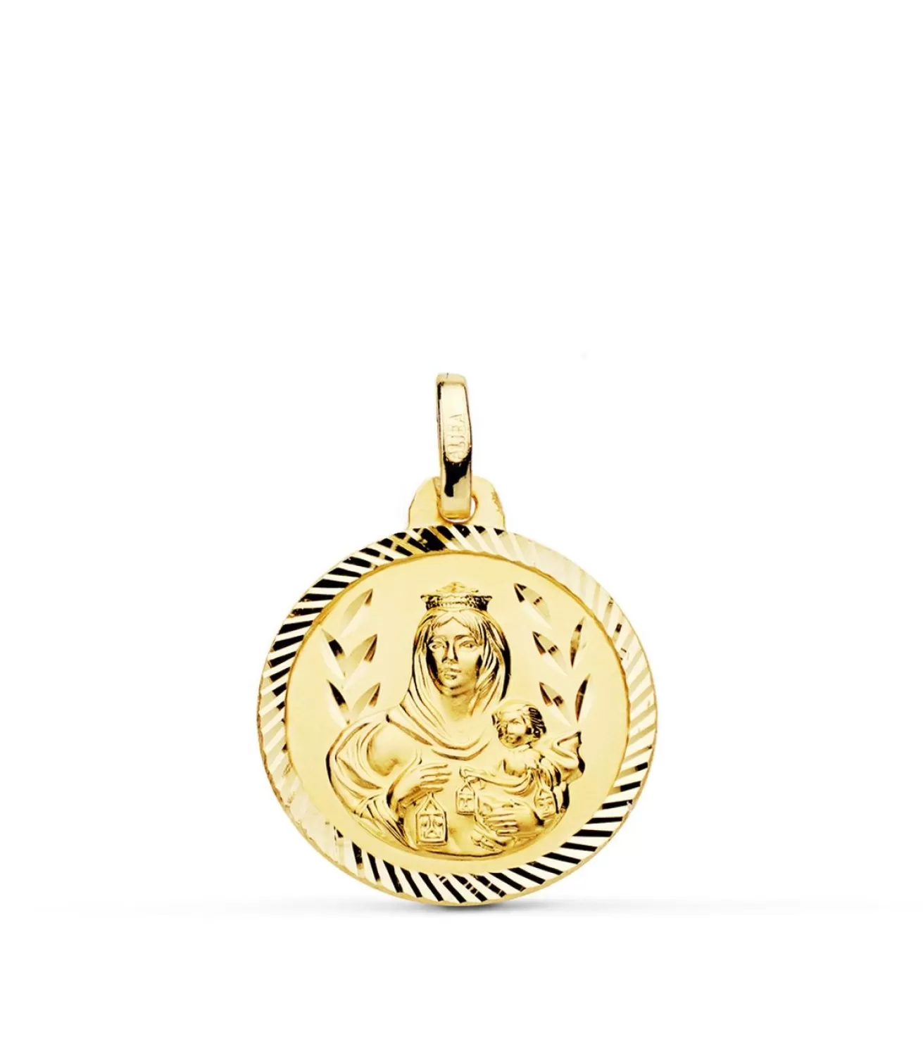 Medalla Virgen Carmen Oro 18K 18Mm Helice<Alda Joyeros Cheap