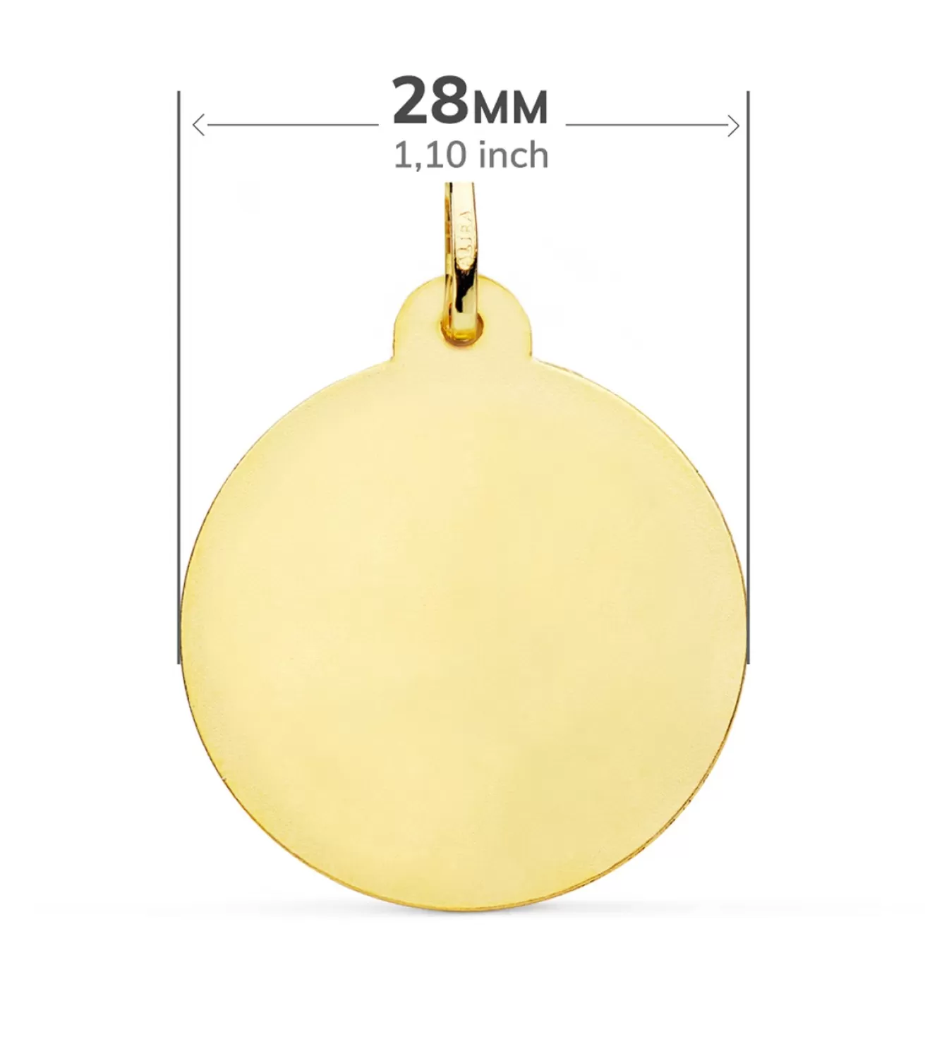 Medalla Virgen Carmen Oro 18K 28Mm Calada<Alda Joyeros Cheap