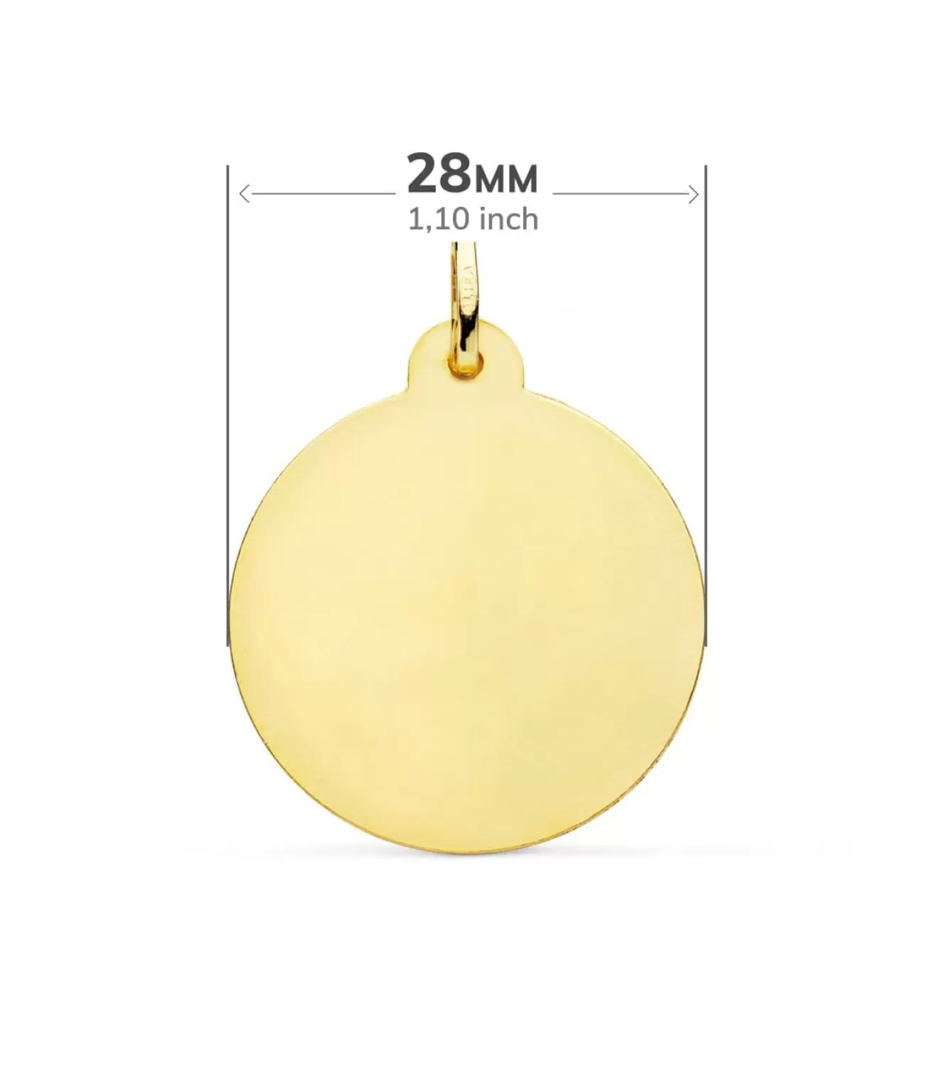 Medalla Virgen Carmen Oro 18K 28Mm Tallada<Alda Joyeros Cheap