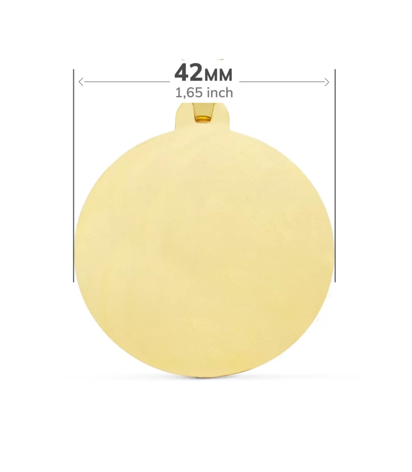 Medalla Virgen Carmen Oro 18K 42Mm Tallada<Alda Joyeros Online
