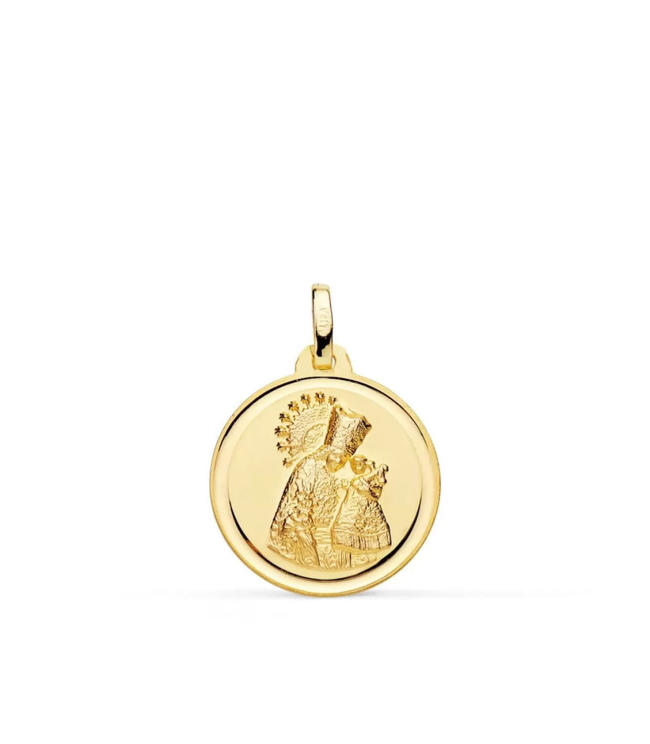 Medalla Virgen De Los Desamparados 18 Ktes 18 Mm Bisel<Alda Joyeros Cheap