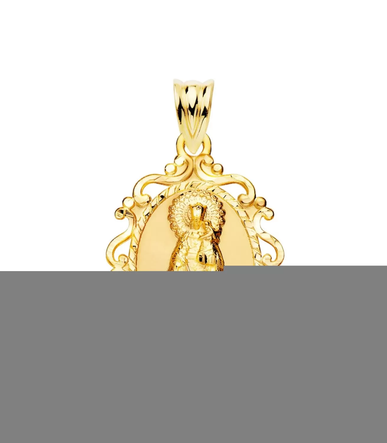 Medalla Virgen De Los Desamparados 18 Ktes 30Mm<Alda Joyeros Clearance