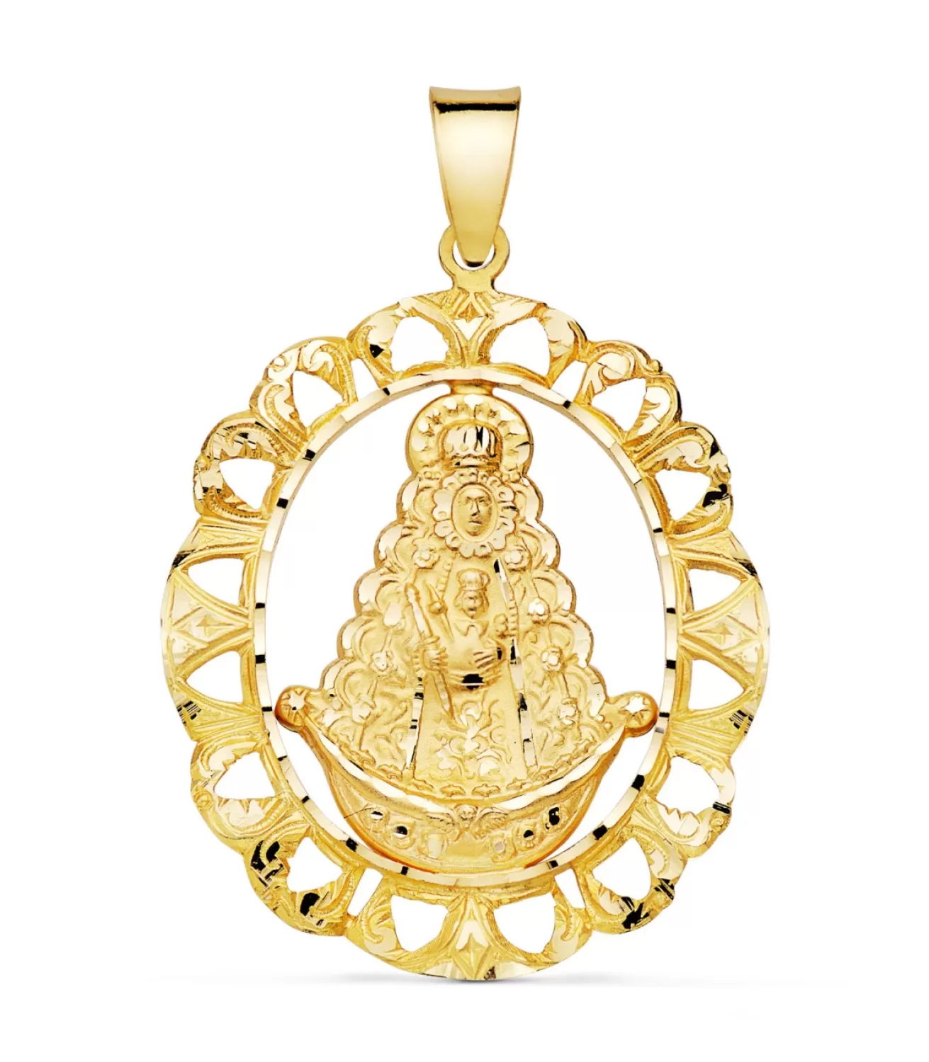 Medalla Virgen Del Rocio Oro 18K 39Mm Orla<Alda Joyeros Sale