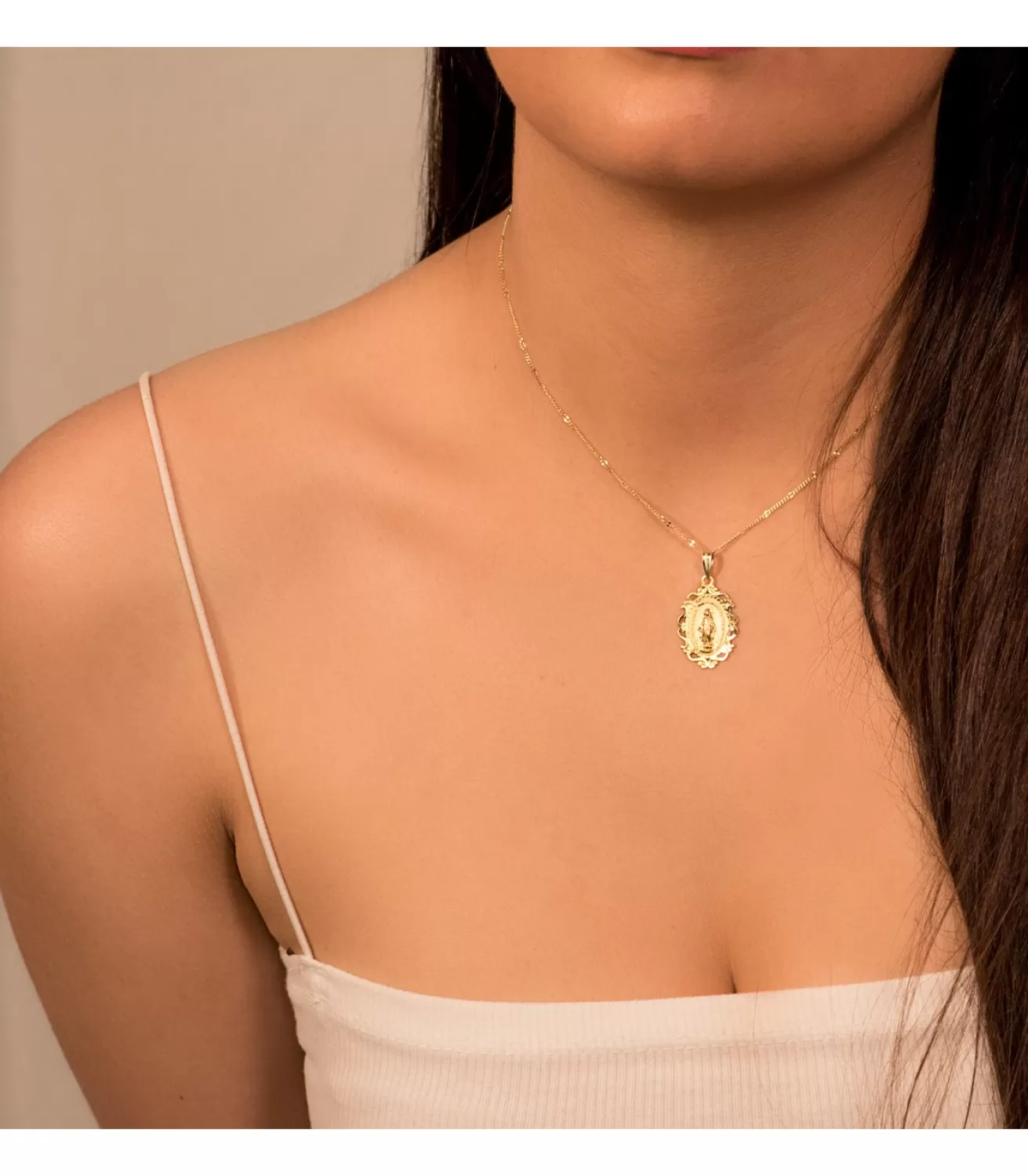 Medalla Virgen Milagrosa 18 Ktes 24 Mm<Alda Joyeros Fashion