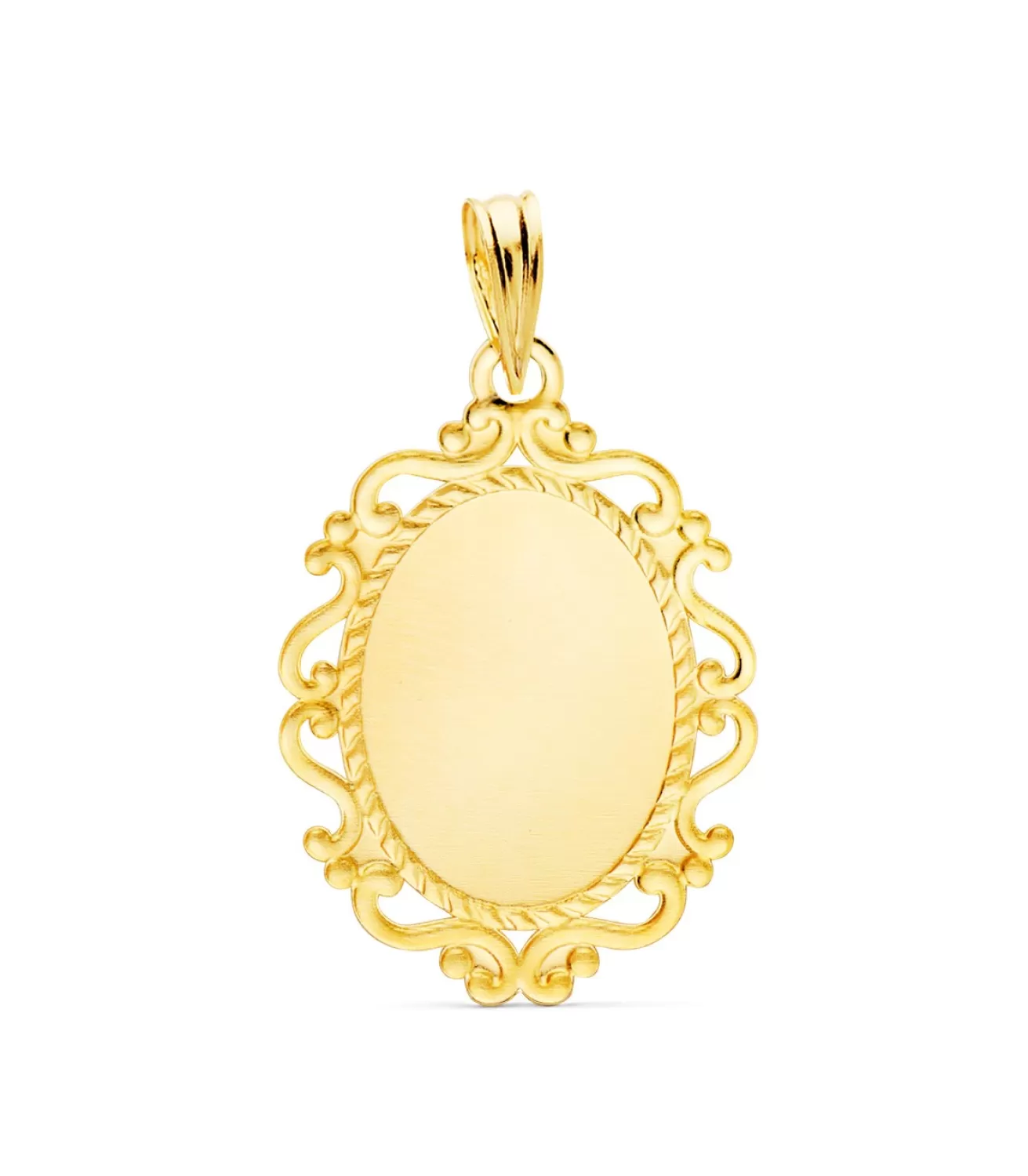 Medalla Virgen Milagrosa Francesa Oro 9K 23 Mm<Alda Joyeros Shop