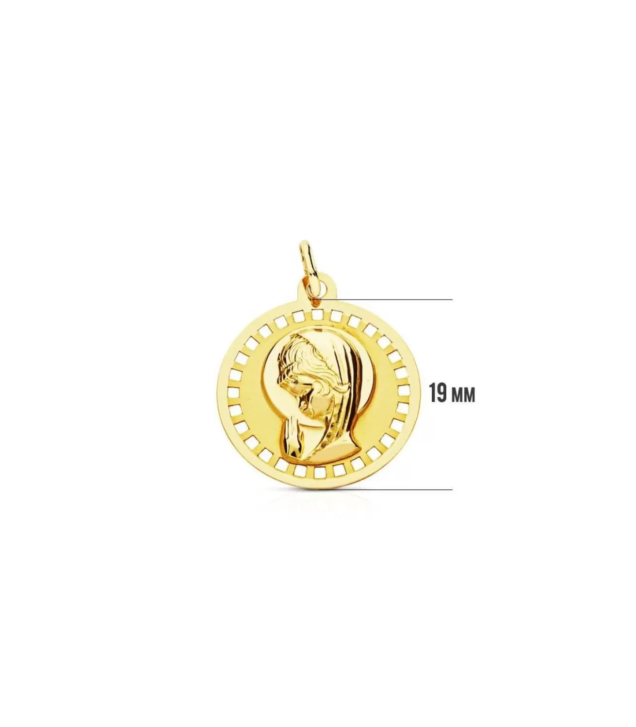 Medalla Virgen Niña Calada 18 Ktes18 Ktes<Alda Joyeros Flash Sale