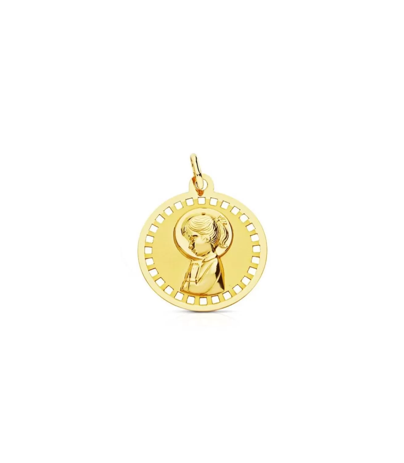 Medalla Virgen Niña Calada 18 Ktes<Alda Joyeros Cheap
