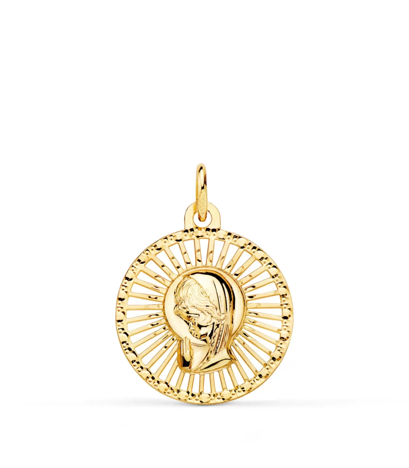 Medalla Virgen Niña Calada 18 Ktes<Alda Joyeros Best Sale