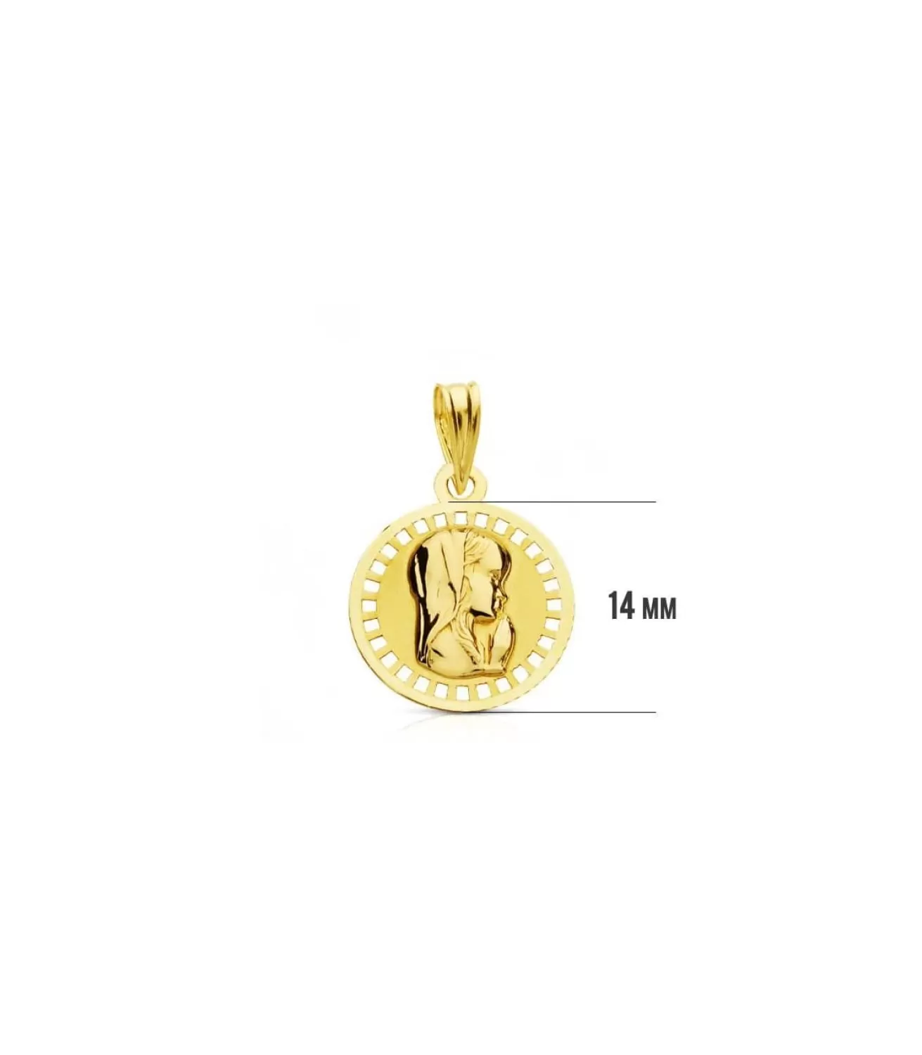 Medalla Virgen Niña Calada 18 Ktes<Alda Joyeros Cheap