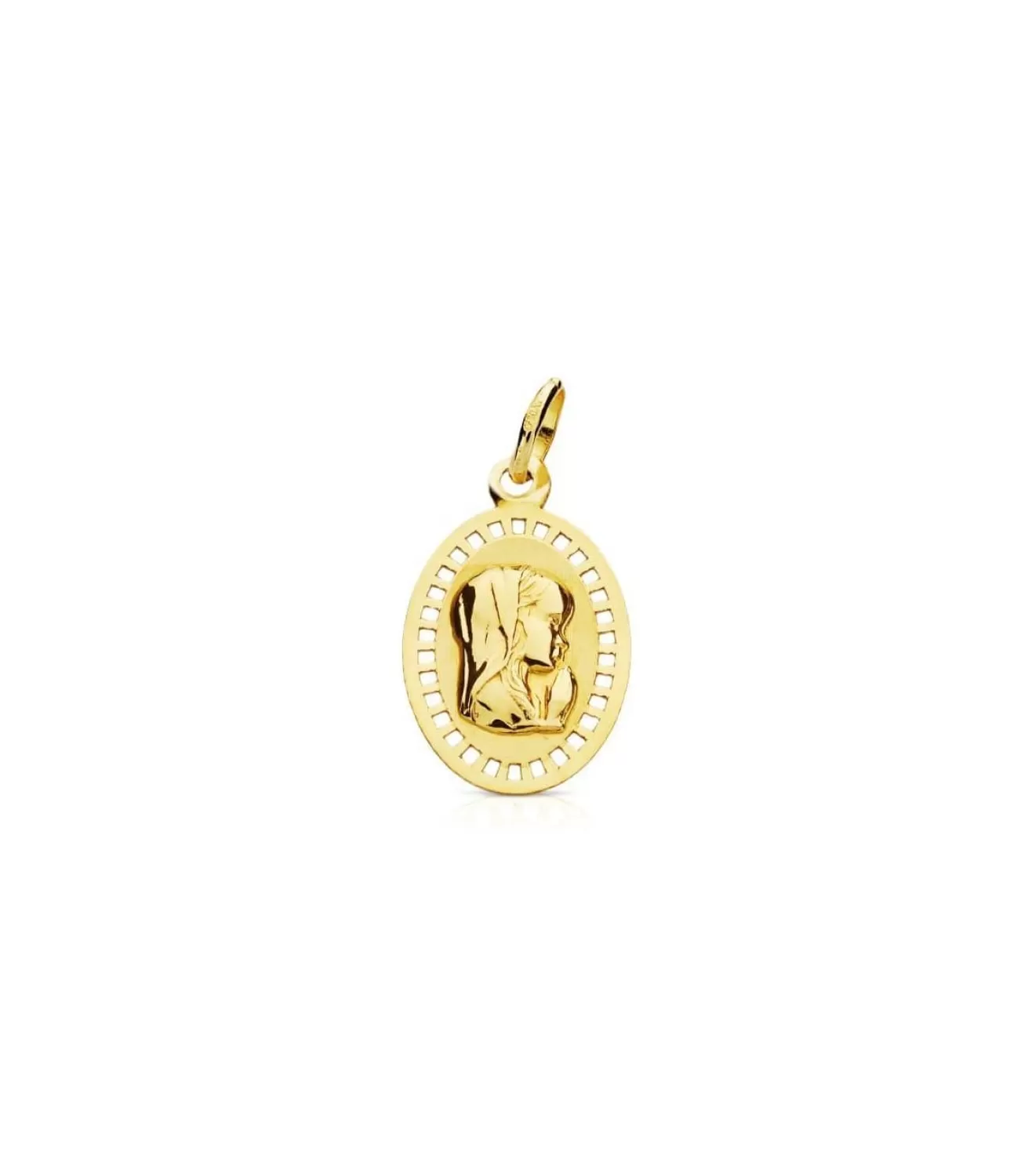 Medalla Virgen Niña Calada 9 Ktes<Alda Joyeros Cheap