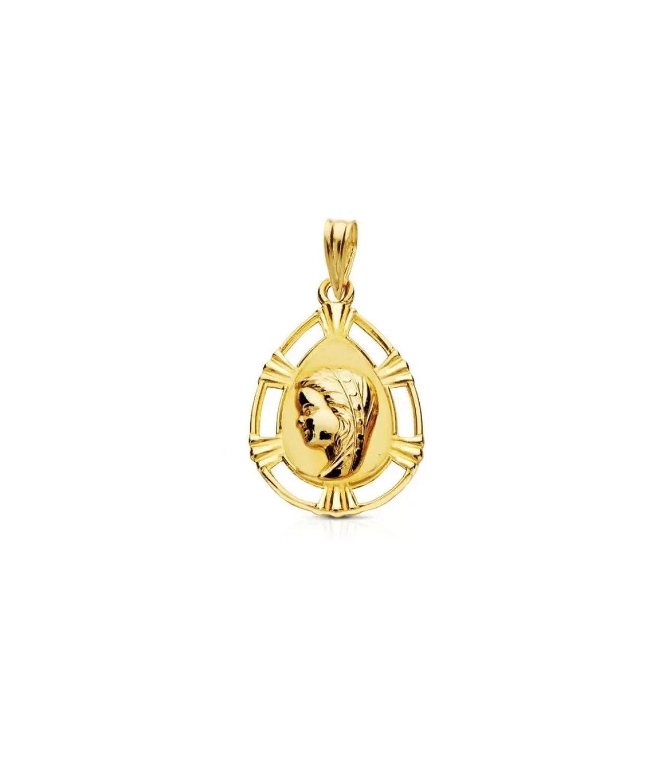 Medalla Virgen Niña Calada 9 Ktes<Alda Joyeros Flash Sale