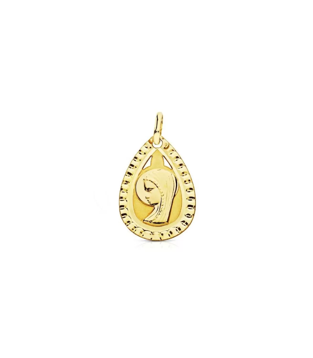Medalla Virgen Niña Gota 18 Ktes<Alda Joyeros Discount