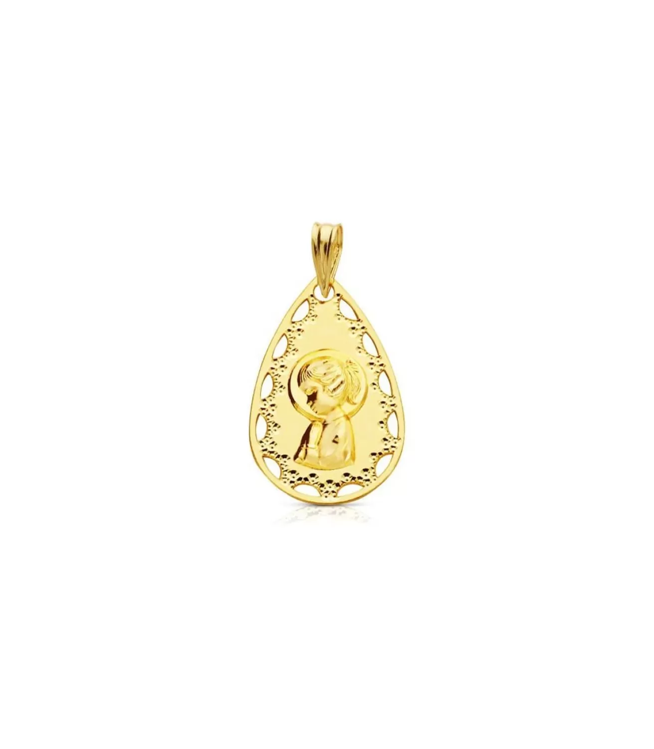 Medalla Virgen Niña Gota 18 Ktes<Alda Joyeros Cheap