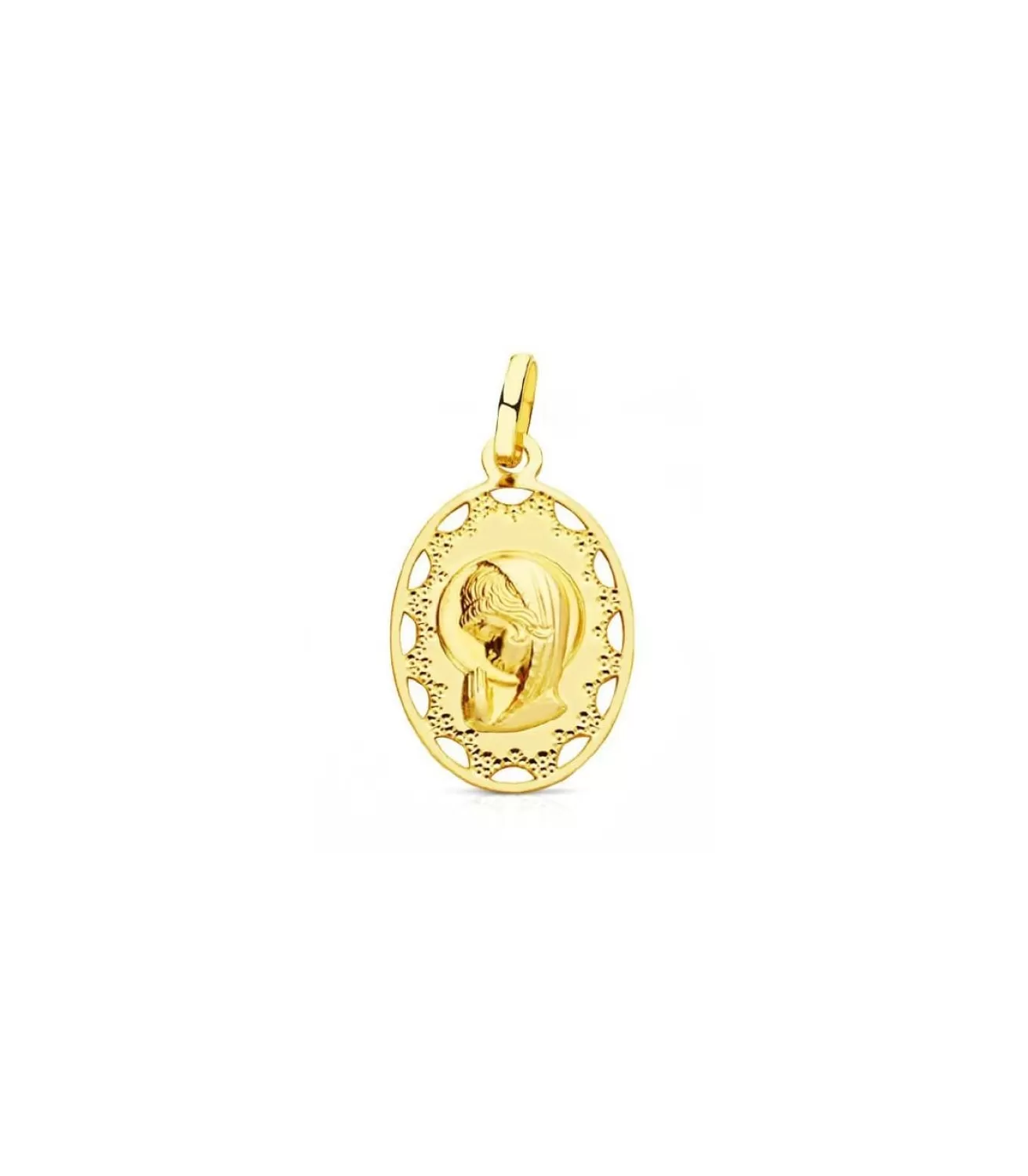 Medalla Virgen Niña Oval 18 Ktes<Alda Joyeros Flash Sale