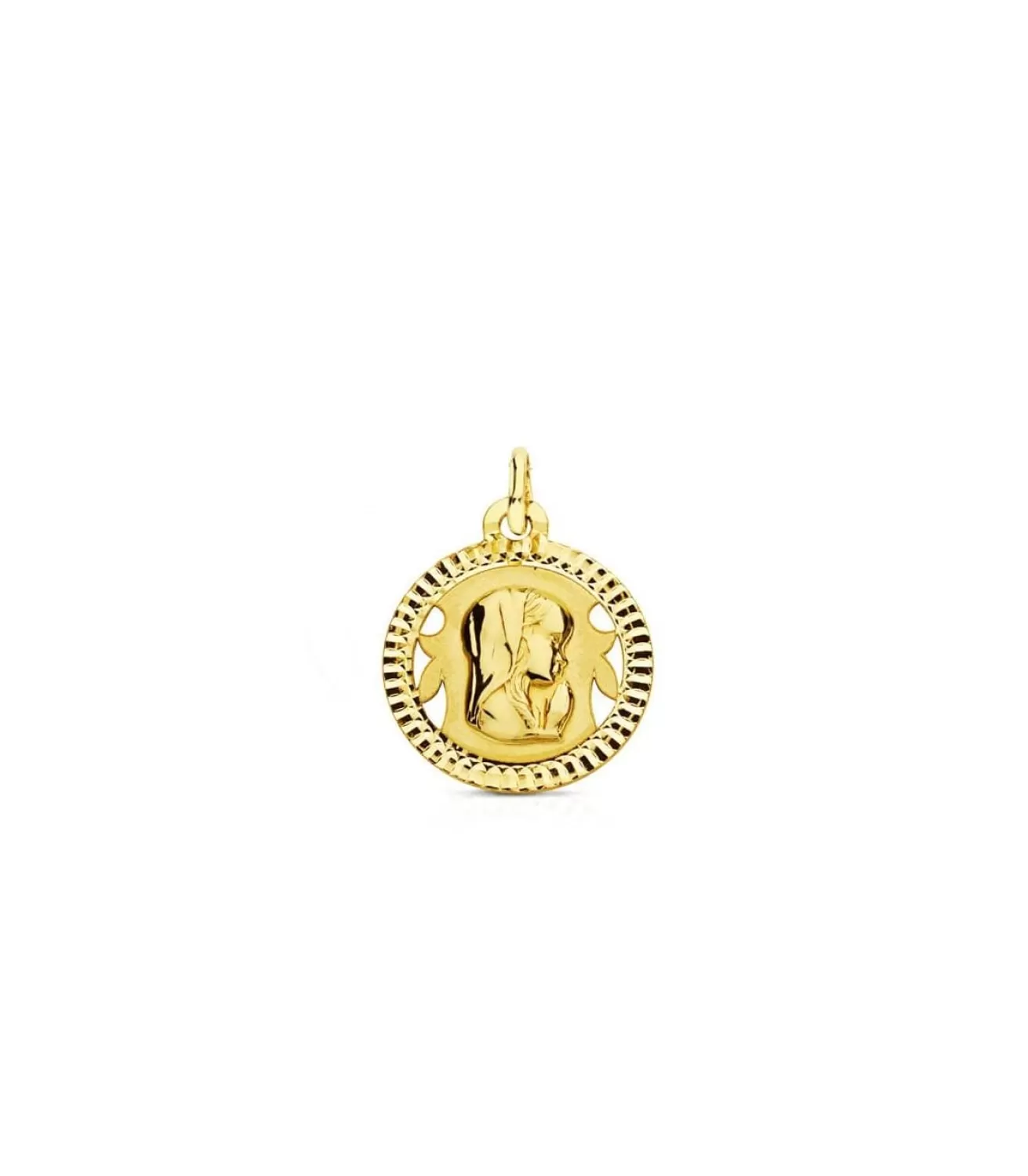 Medalla Virgen Niña Redonda 18 Ktes<Alda Joyeros Cheap