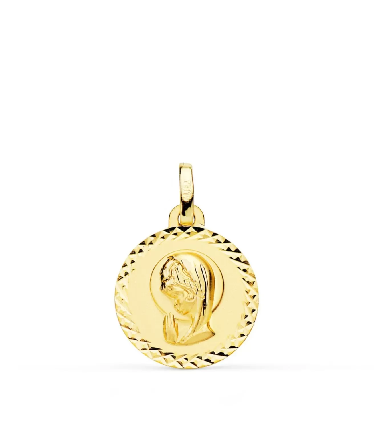 Medalla Virgen Niña Talla 18Ktes 16Mm<Alda Joyeros Flash Sale