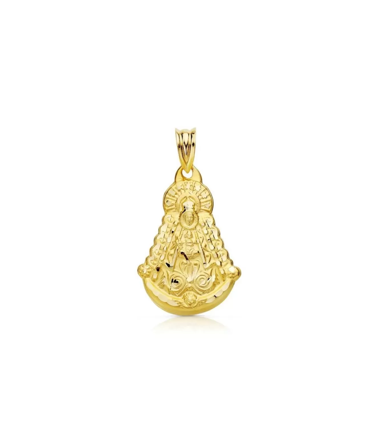 Medalla Virgen Rocio Silueta Oro 18K 25Mm<Alda Joyeros Cheap
