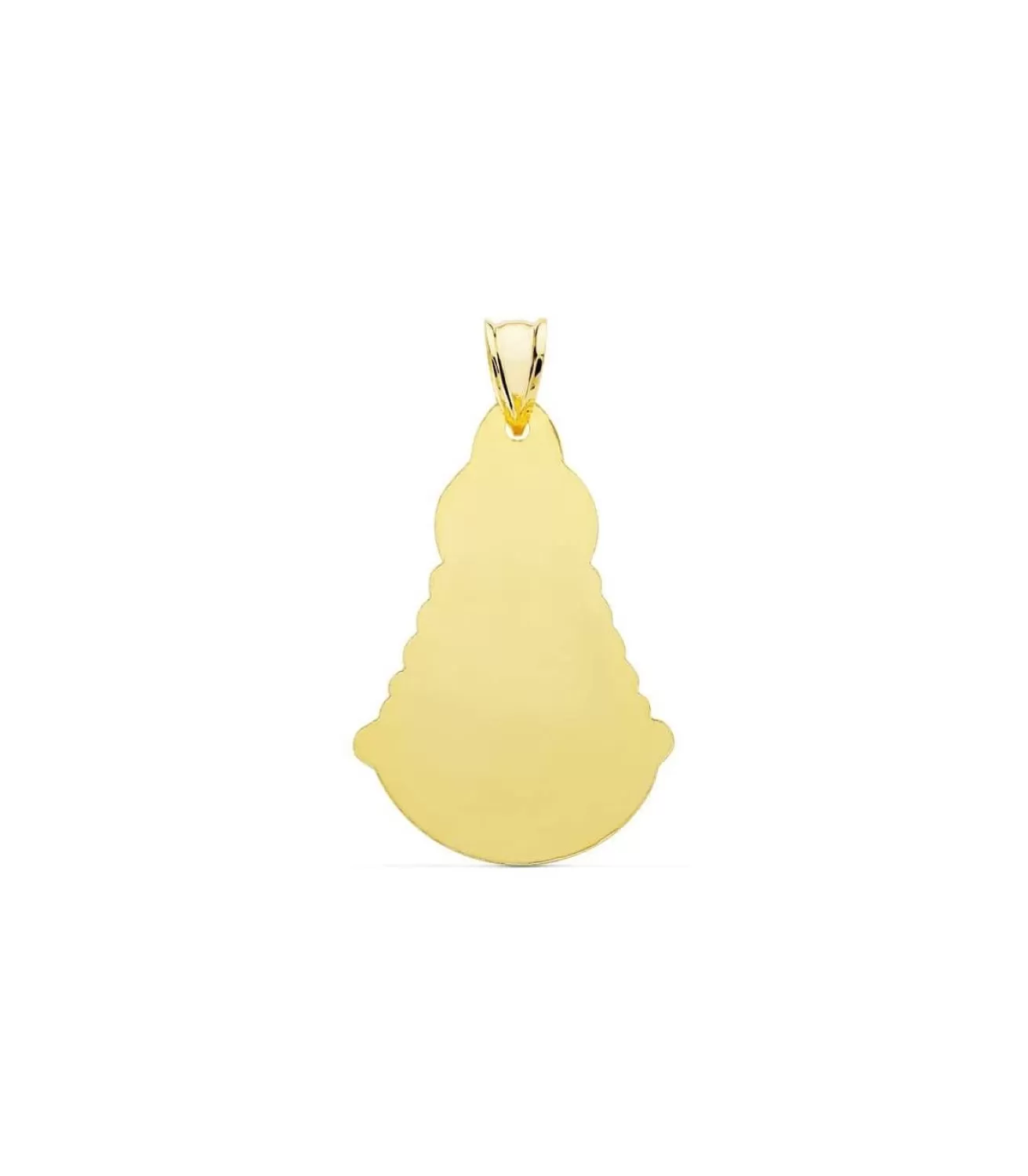 Medalla Virgen Rocio Silueta Oro 18K 30Mm<Alda Joyeros Best Sale