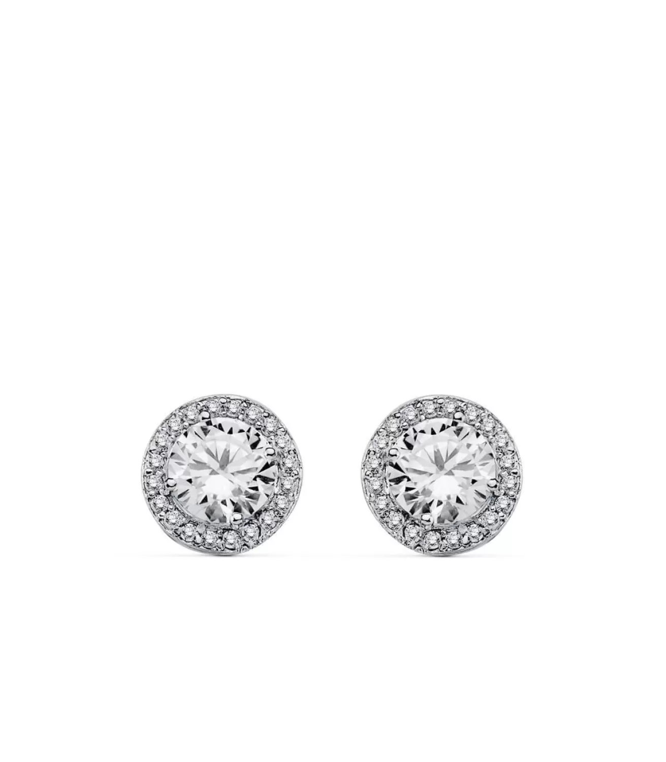 Pendiente Oro Blanco Candida 18 Ktes<Alda Joyeros Shop
