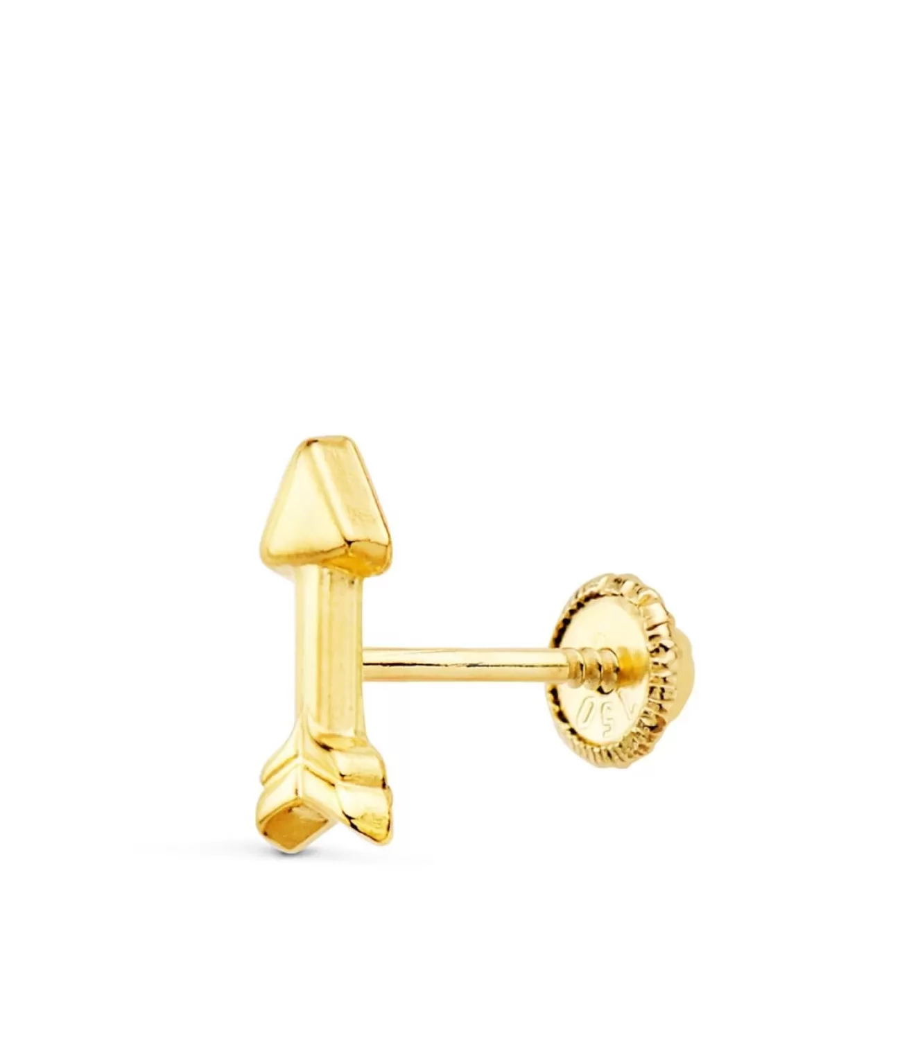 Pendiente Suelto Flecha Oro Amarillo 18K<Alda Joyeros Store