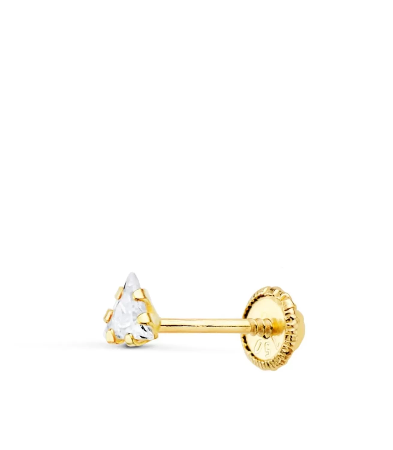 Pendiente Suelto Triangulo Oro Amarillo 18K<Alda Joyeros Fashion