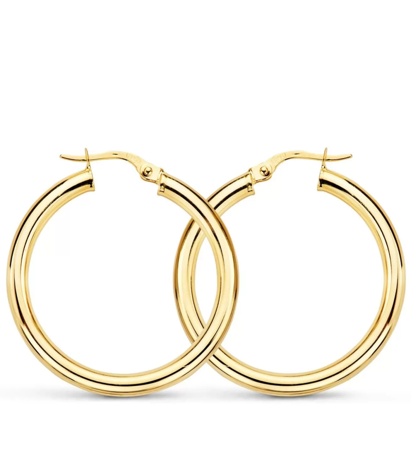 Pendientes Aros Oro 9K 31X3 Mm<Alda Joyeros Outlet