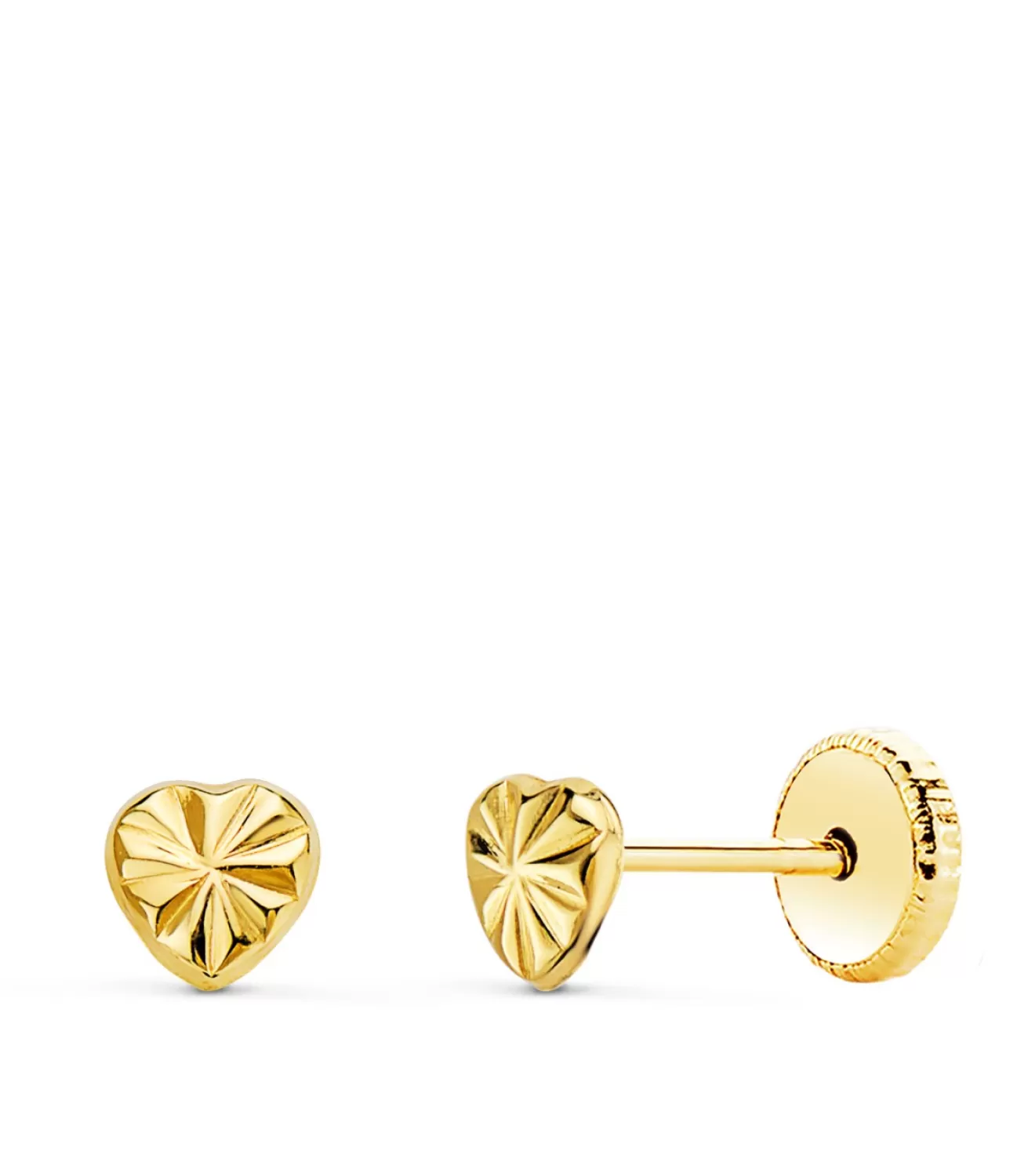 Pendientes Bebé Corazon Ondas Oro 18K 4Mm<Alda Joyeros Sale