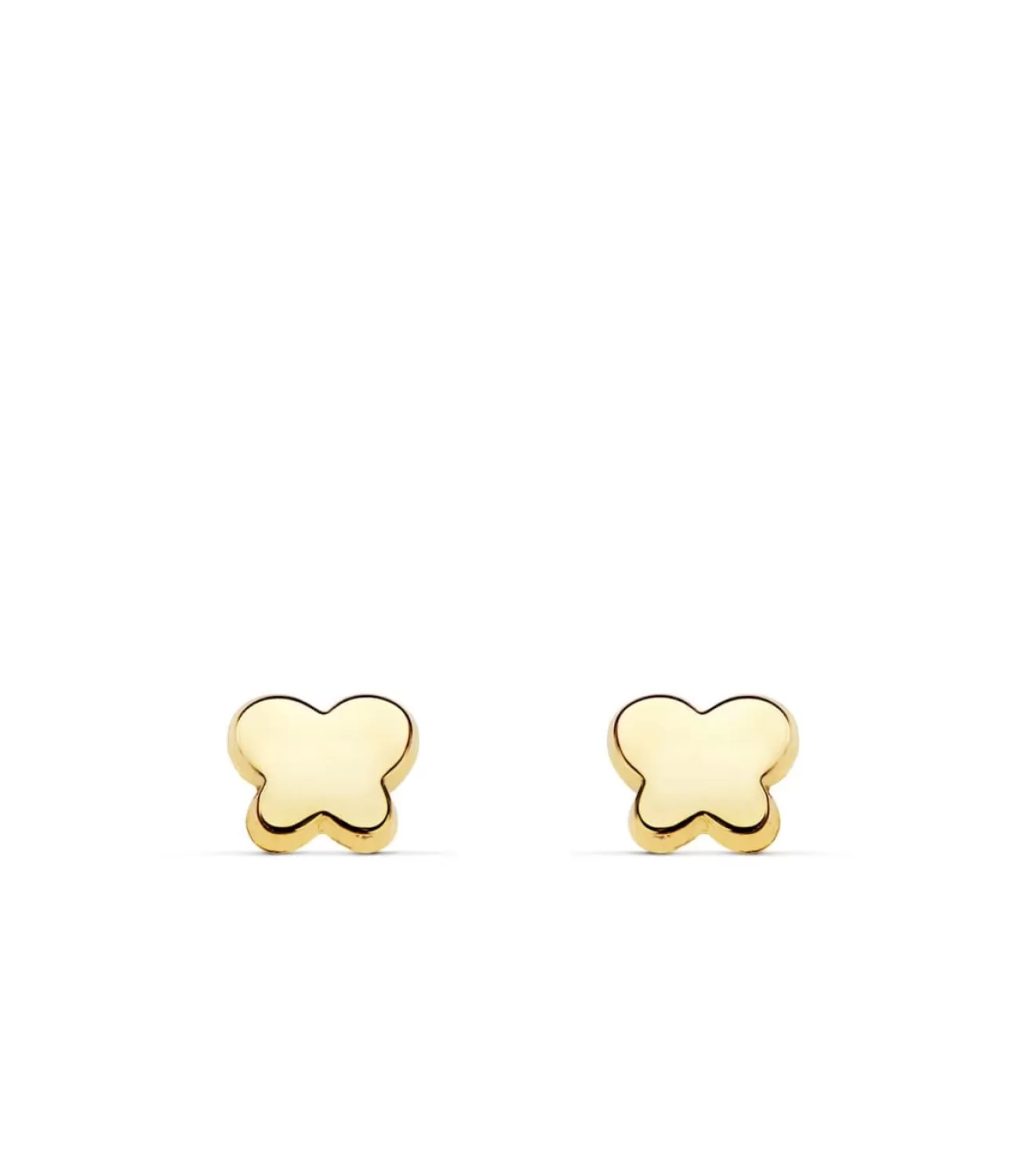 Pendientes Bebé Mariposas Oro Amarillo 18K Lisos<Alda Joyeros Hot