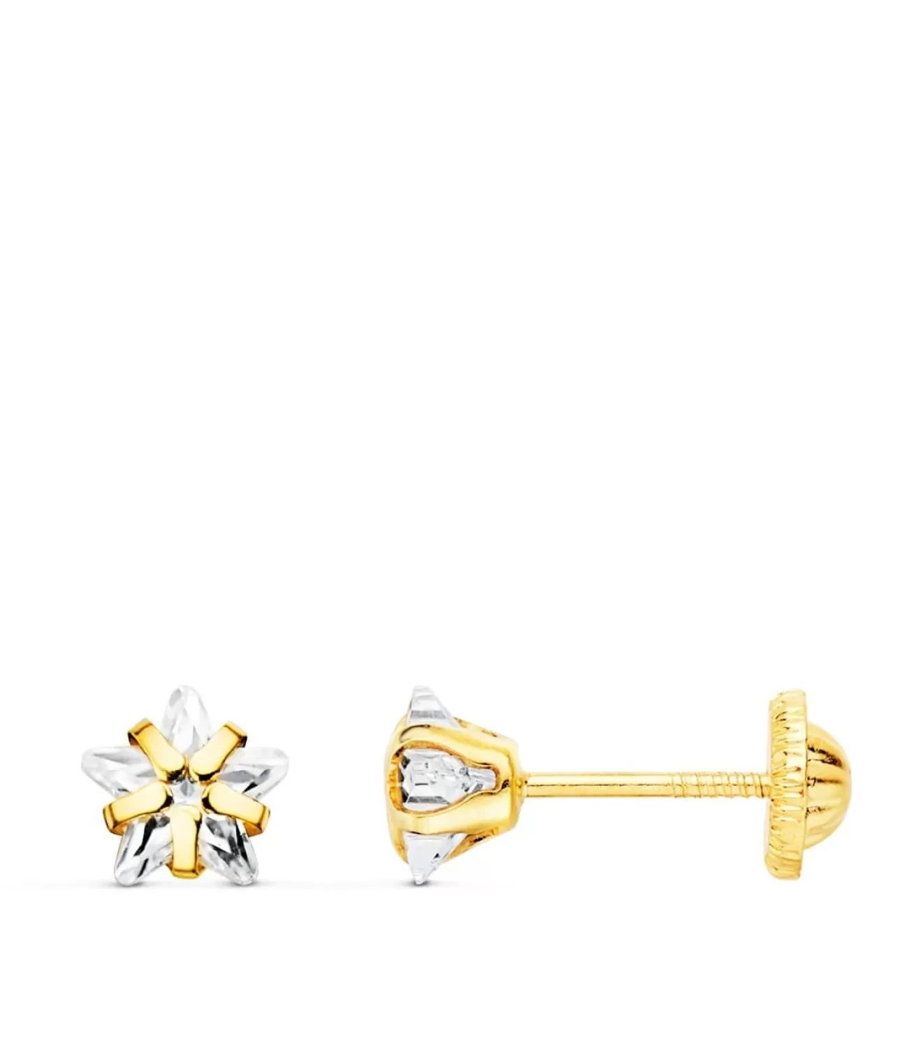 Pendientes Bebé Oro 18K Emily Circonita 5Mm<Alda Joyeros Outlet